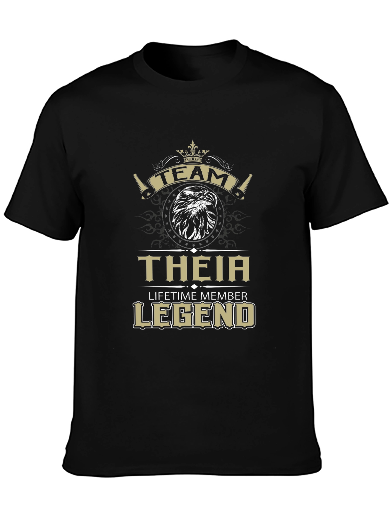 THEIA Legend Tee - Lifetime Member - Black Cotton