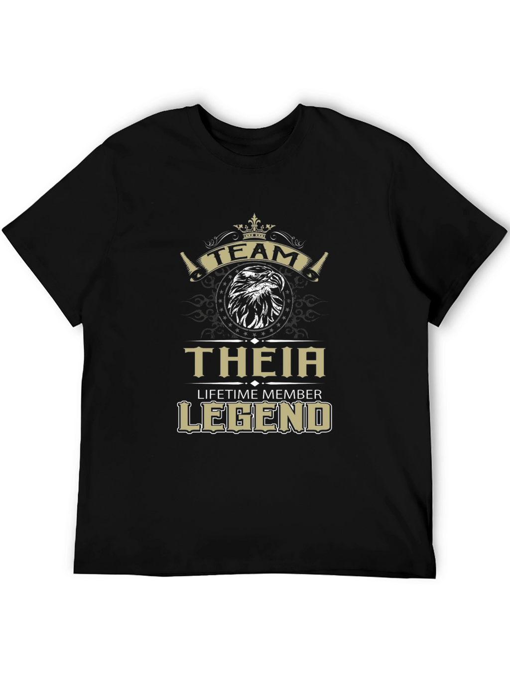THEIA Legend Tee - Lifetime Member - Black Cotton