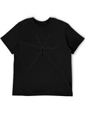Minimalist Mosquito Graphic Black T-Shirt