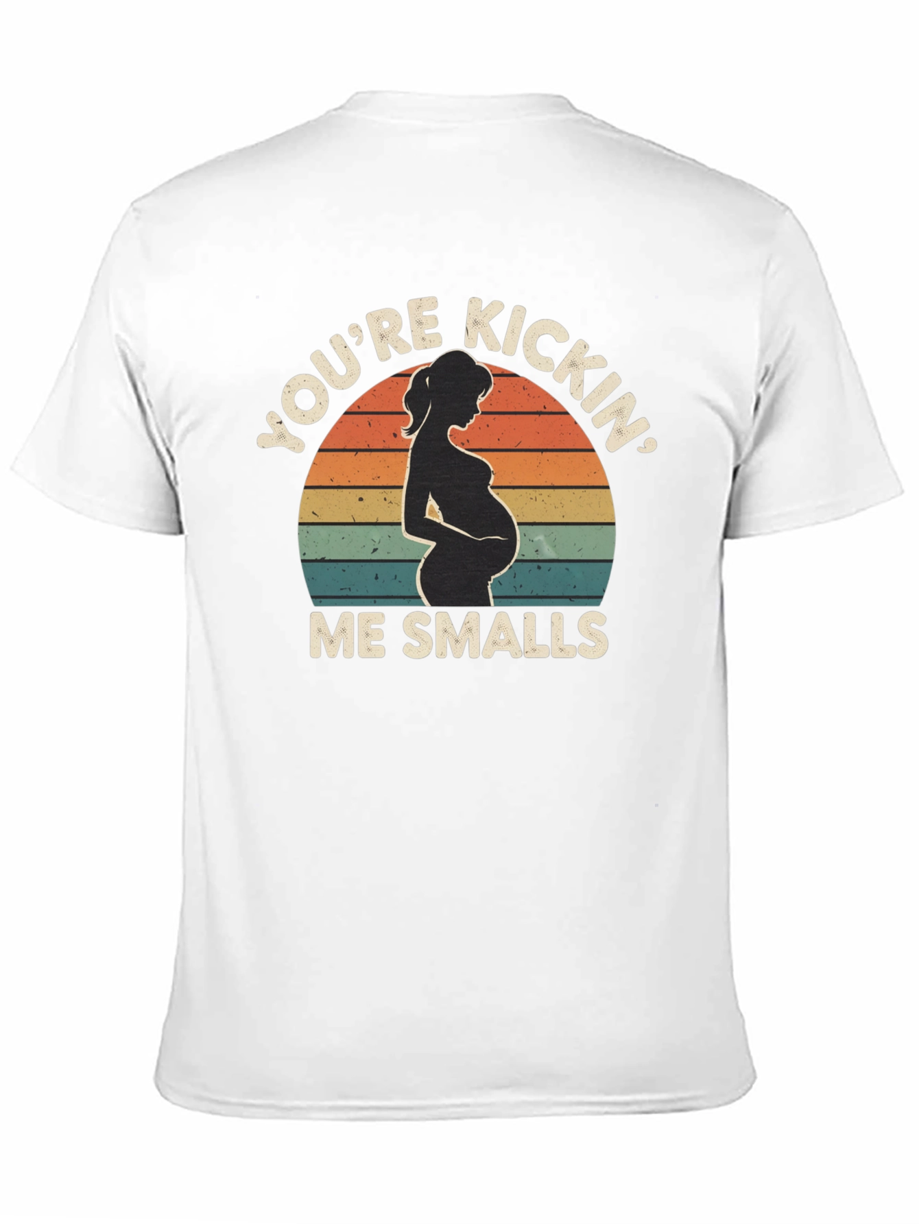 Pregnancy Announcement T-Shirt: Youre Kickin Me Smalls