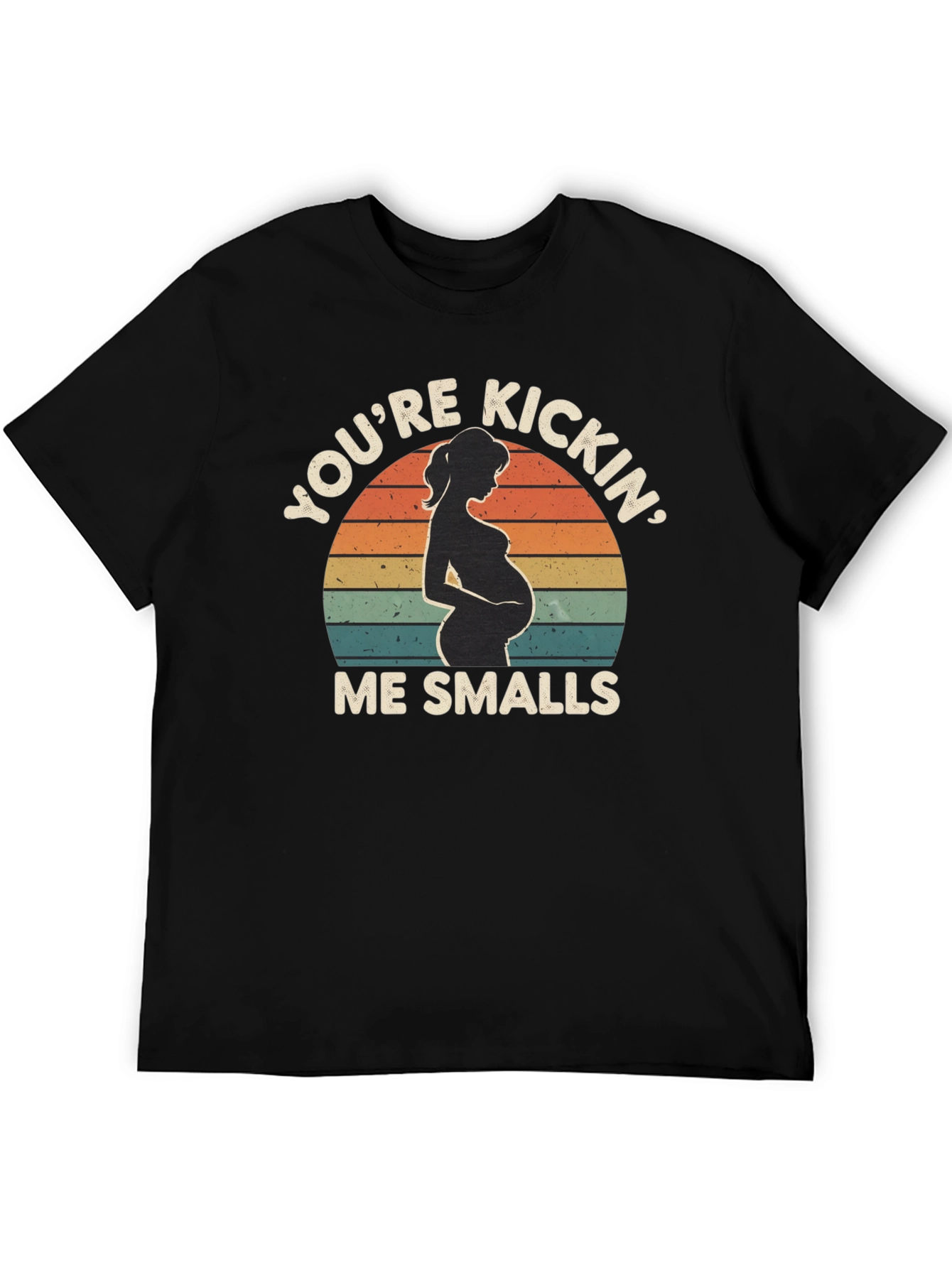 Pregnancy Announcement T-Shirt: Youre Kickin Me Smalls