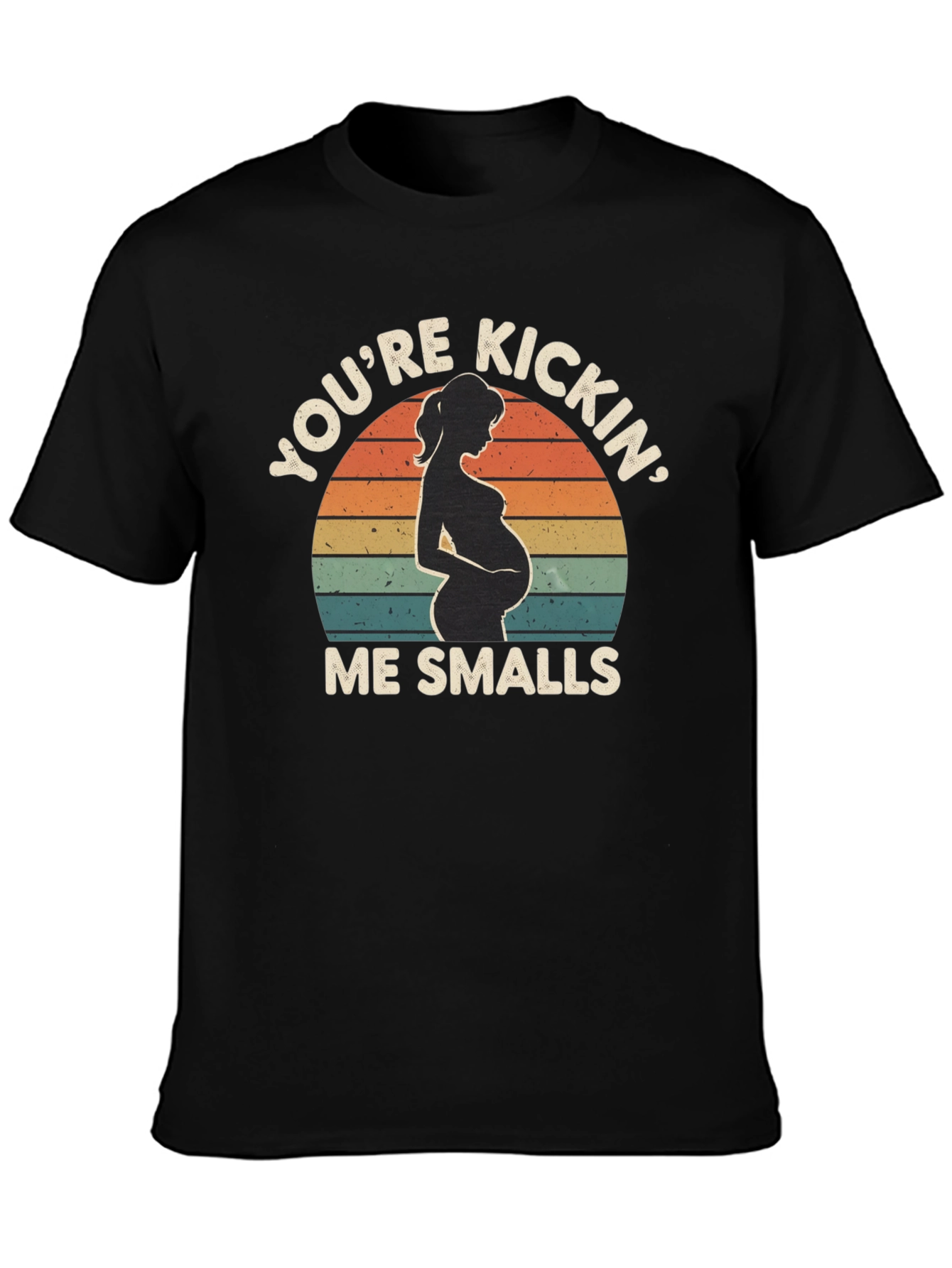 Pregnancy Announcement T-Shirt: Youre Kickin Me Smalls