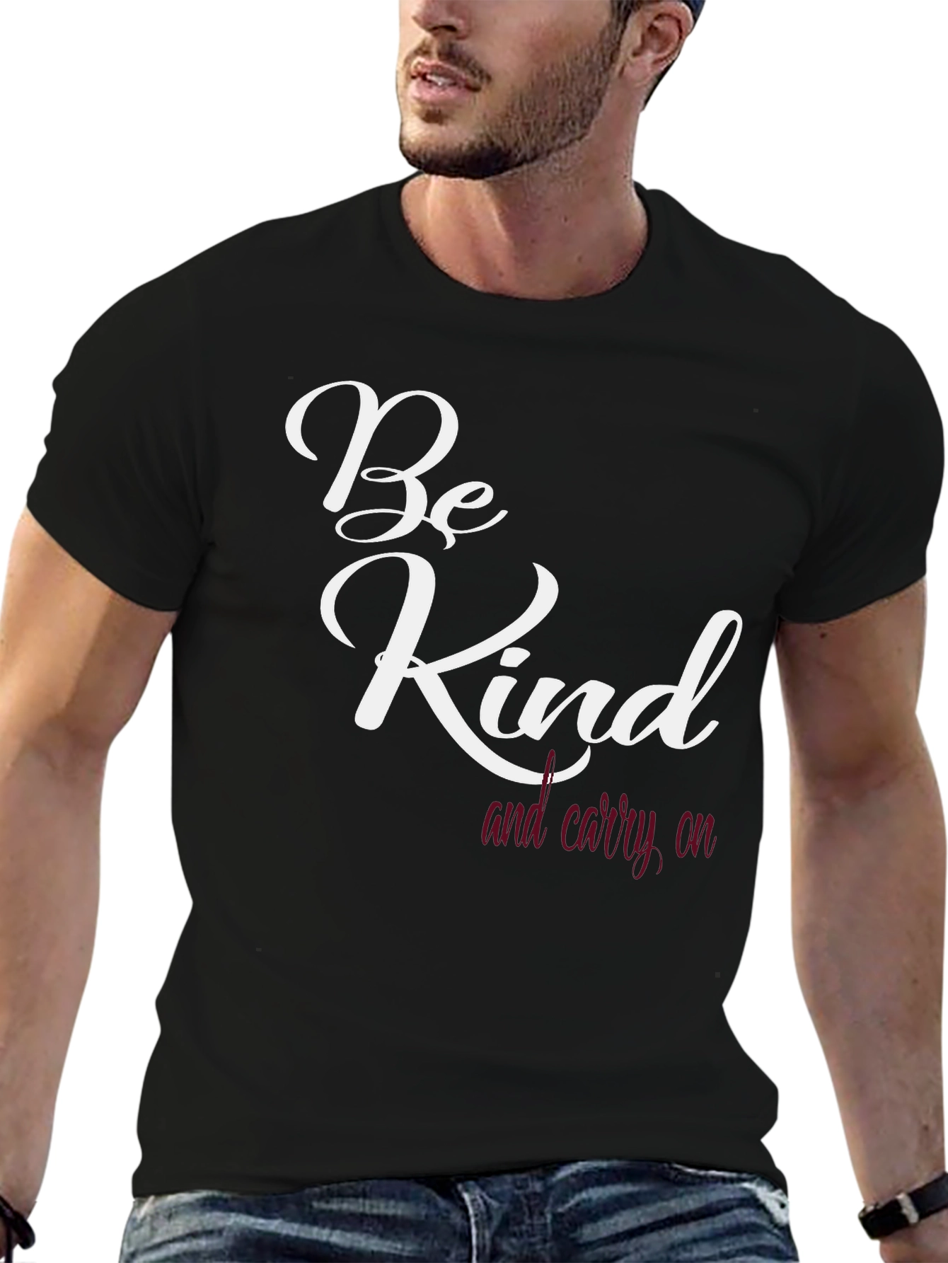 Be Kind Graphic Tee - Trendy Black T-Shirt