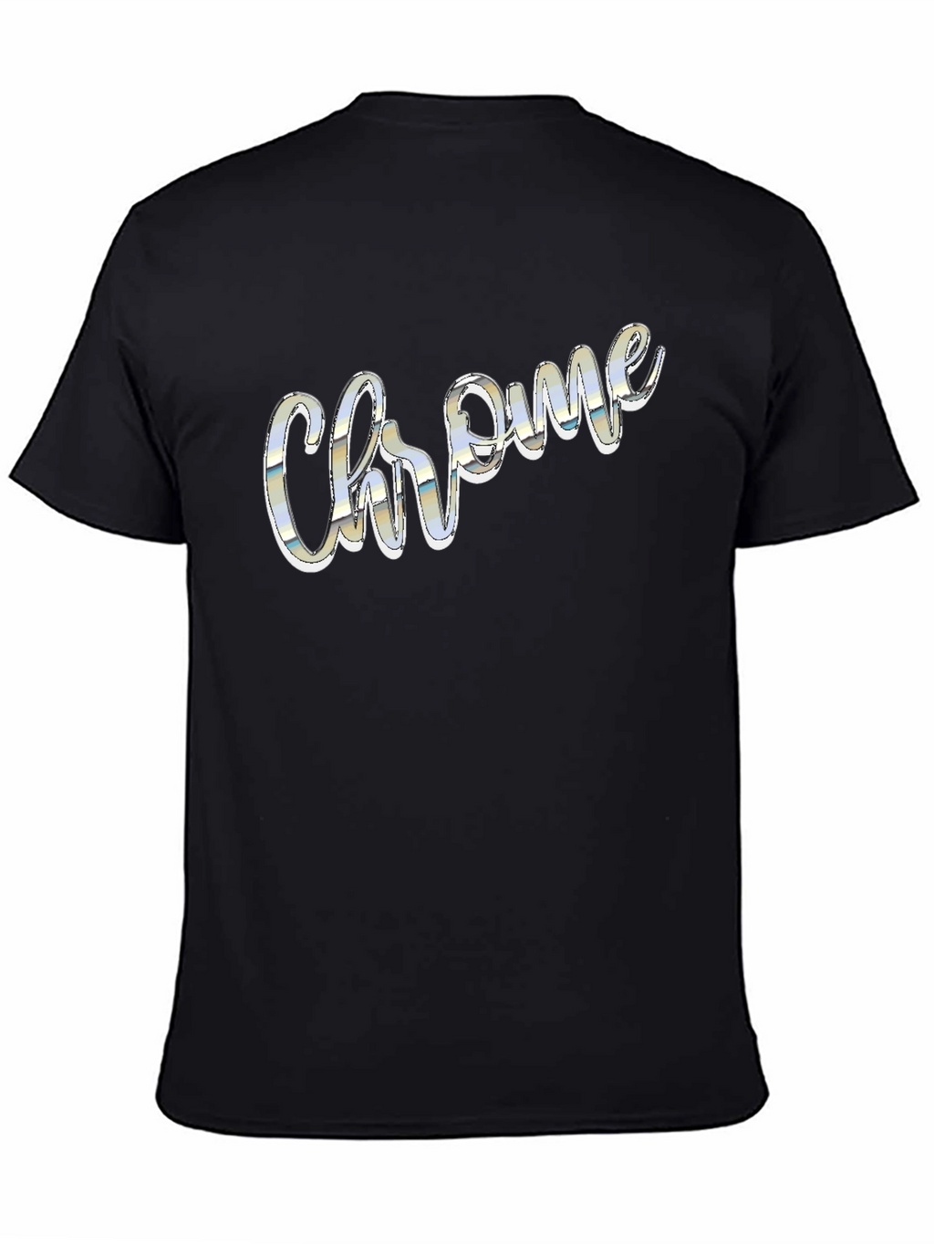 Chrome Logo Black T-Shirt | Stylish Mens Tee