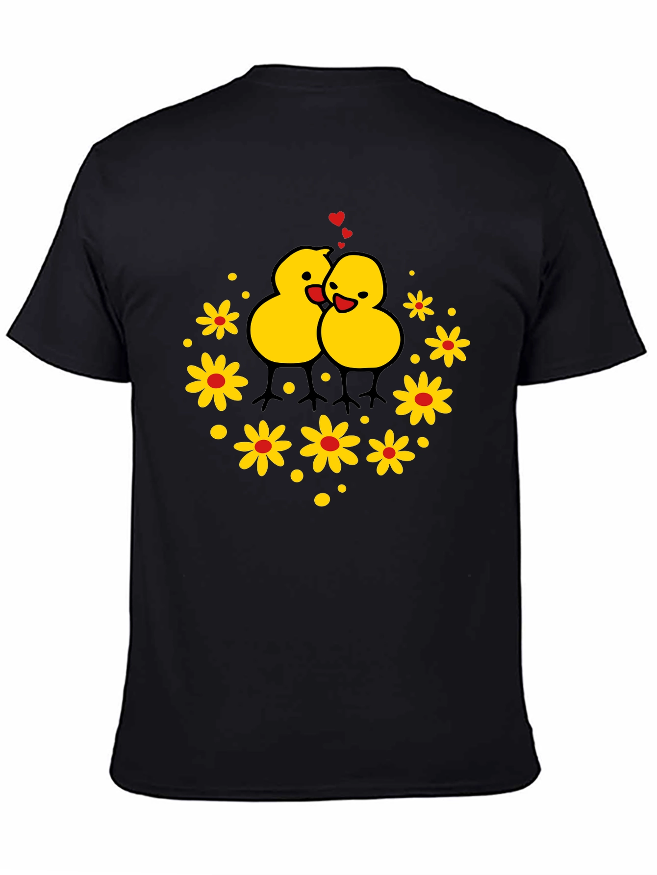 Cute Chicks Graphic T-Shirt - Black