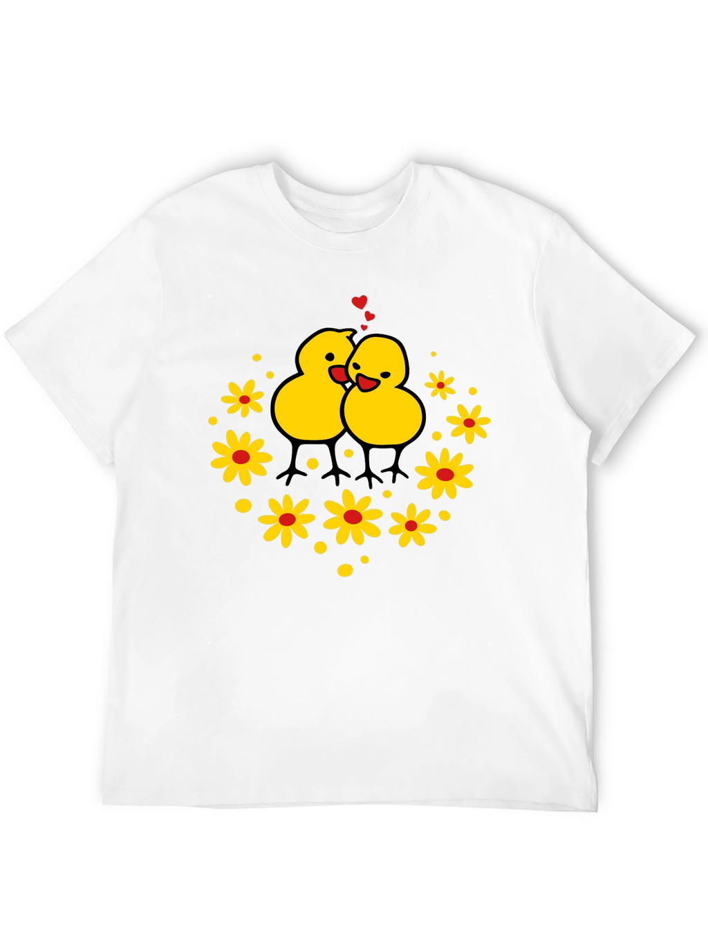 Cute Chicks Graphic T-Shirt - Black
