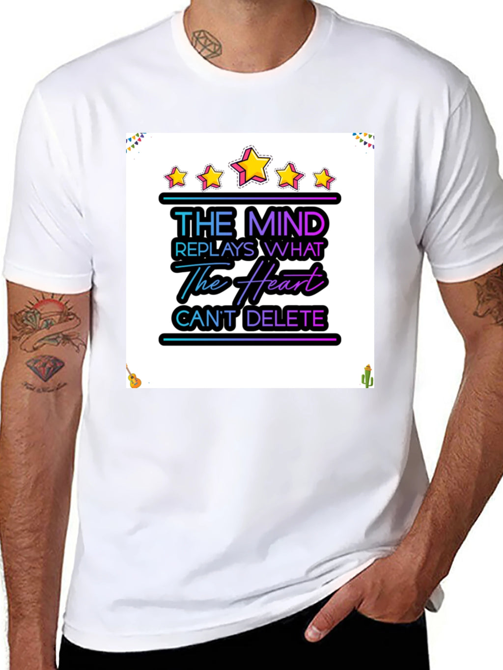 Mind and Heart Graphic Tee - Stylish Comfort
