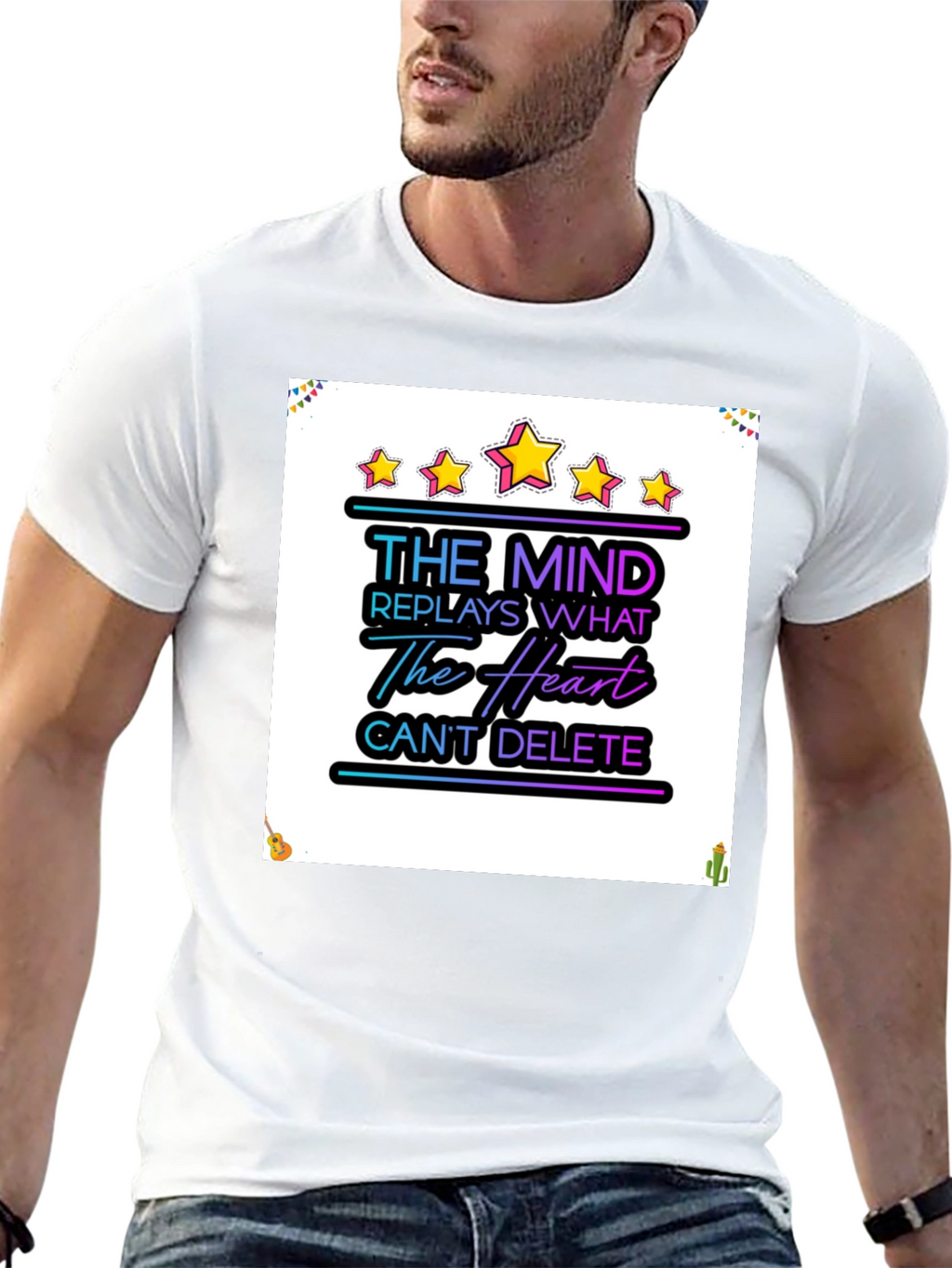 Mind and Heart Graphic Tee - Stylish Comfort