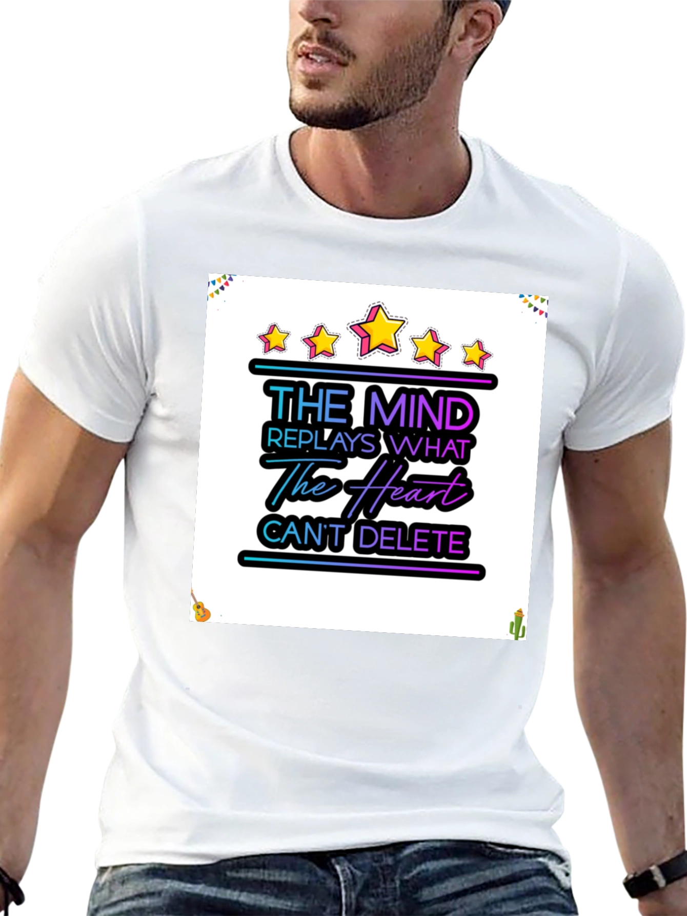 Mind and Heart Graphic Tee - Stylish Comfort