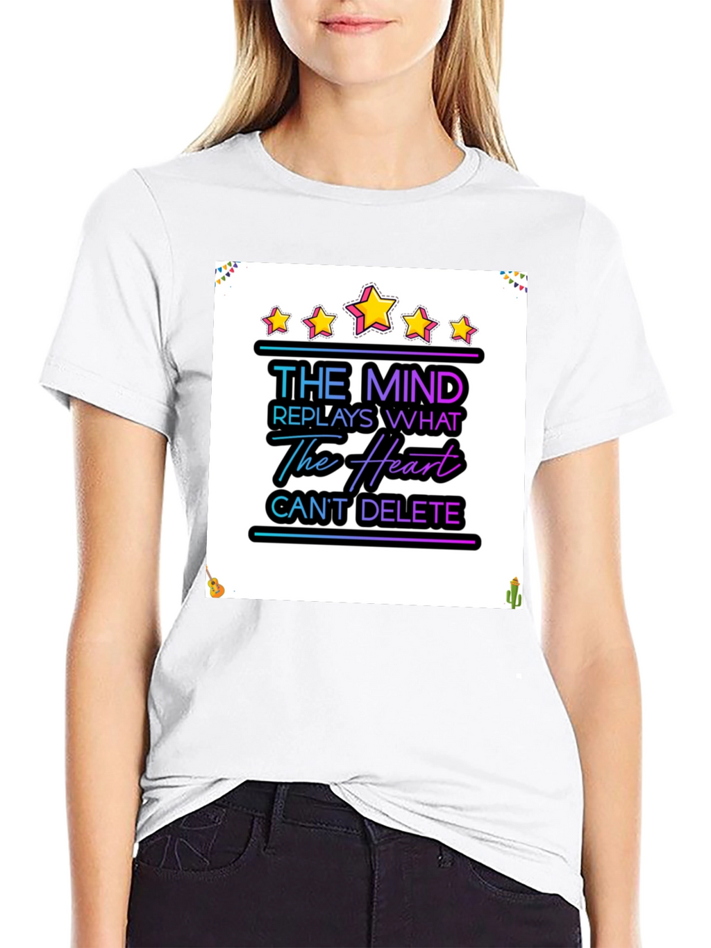 Mind and Heart Graphic Tee - Stylish Comfort