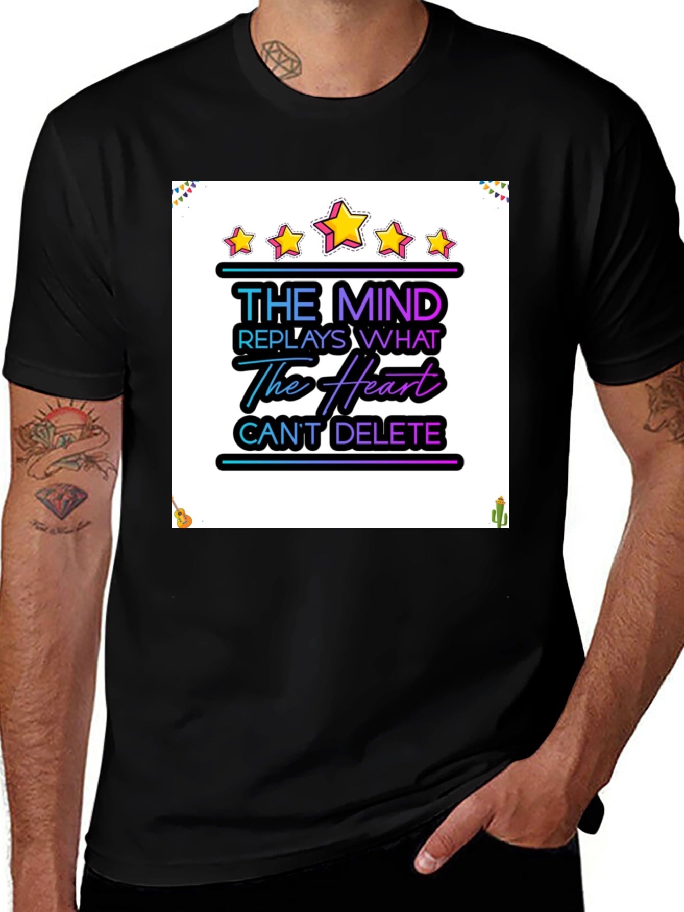 Mind and Heart Graphic Tee - Stylish Comfort