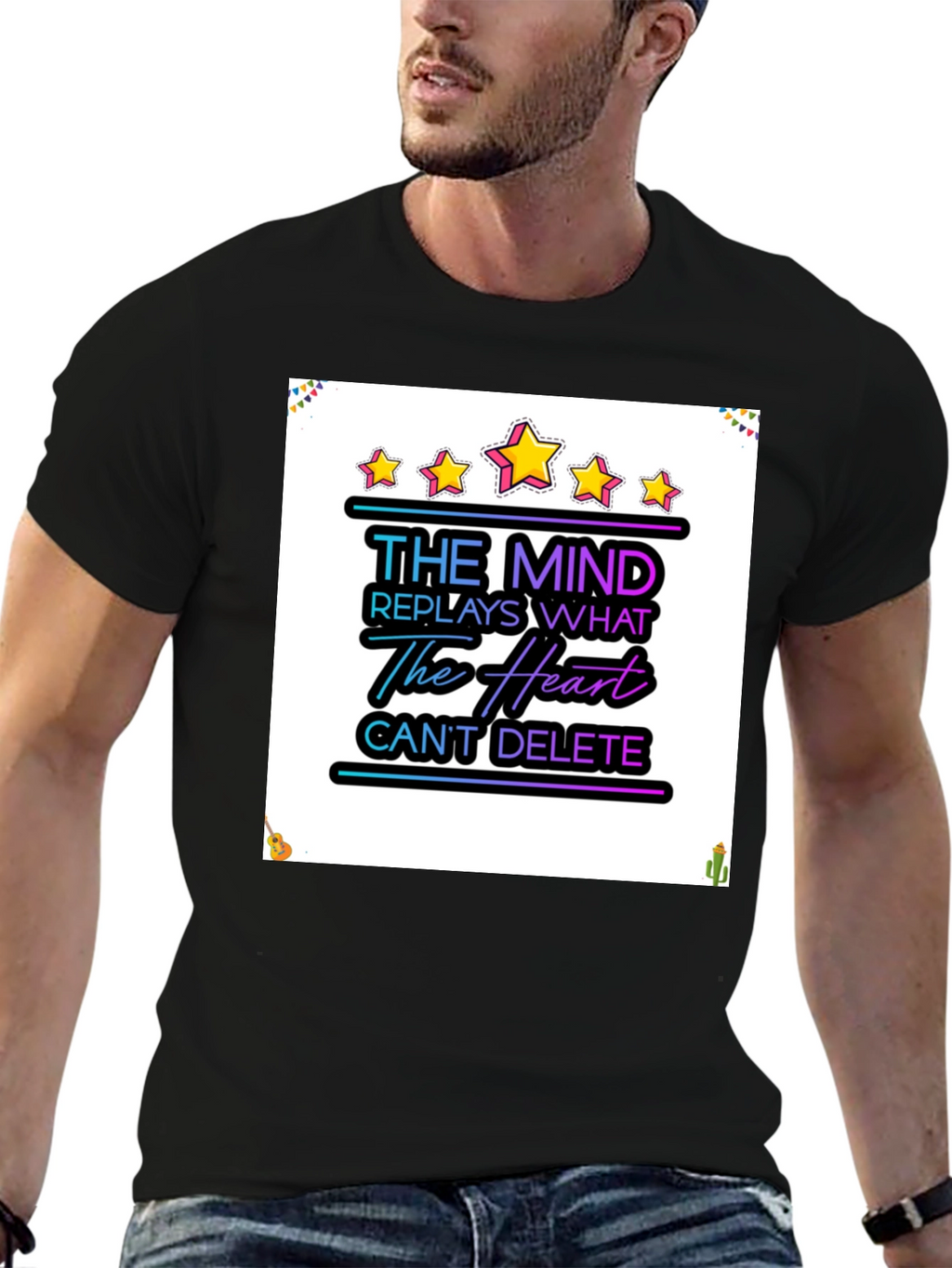 Mind and Heart Graphic Tee - Stylish Comfort