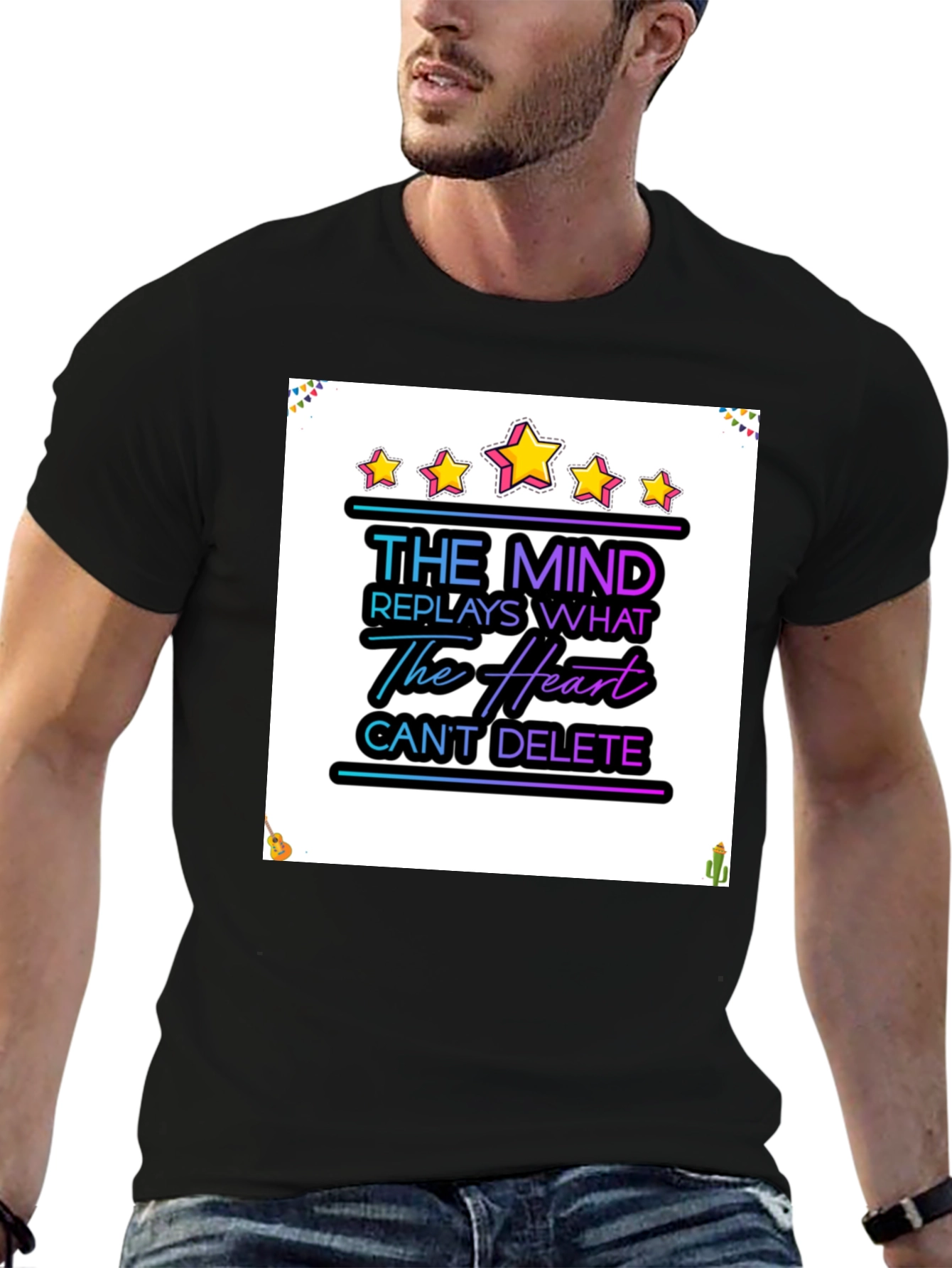 Mind and Heart Graphic Tee - Stylish Comfort
