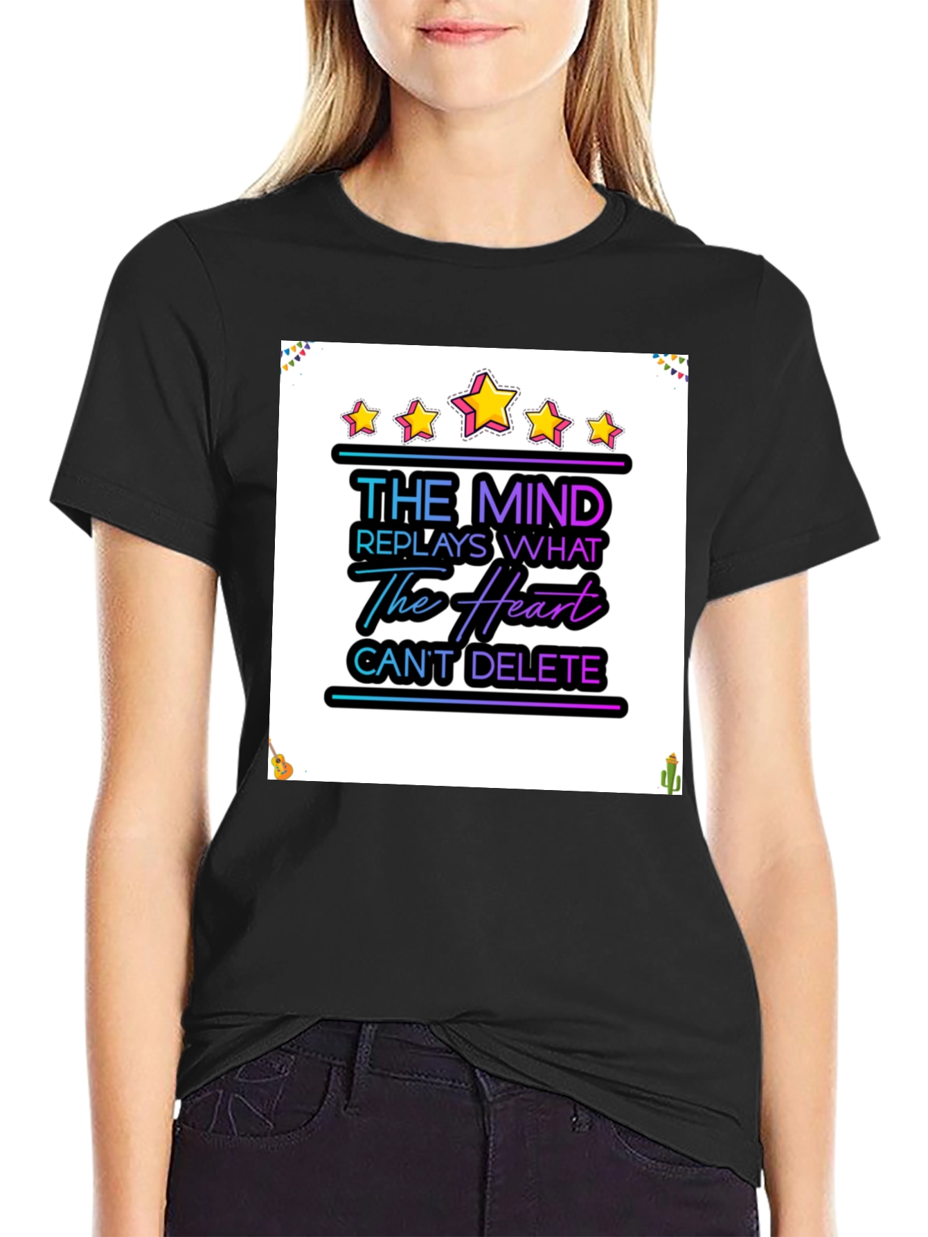 Mind and Heart Graphic Tee - Stylish Comfort