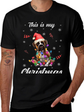 Boxer Dog Christmas T-Shirt