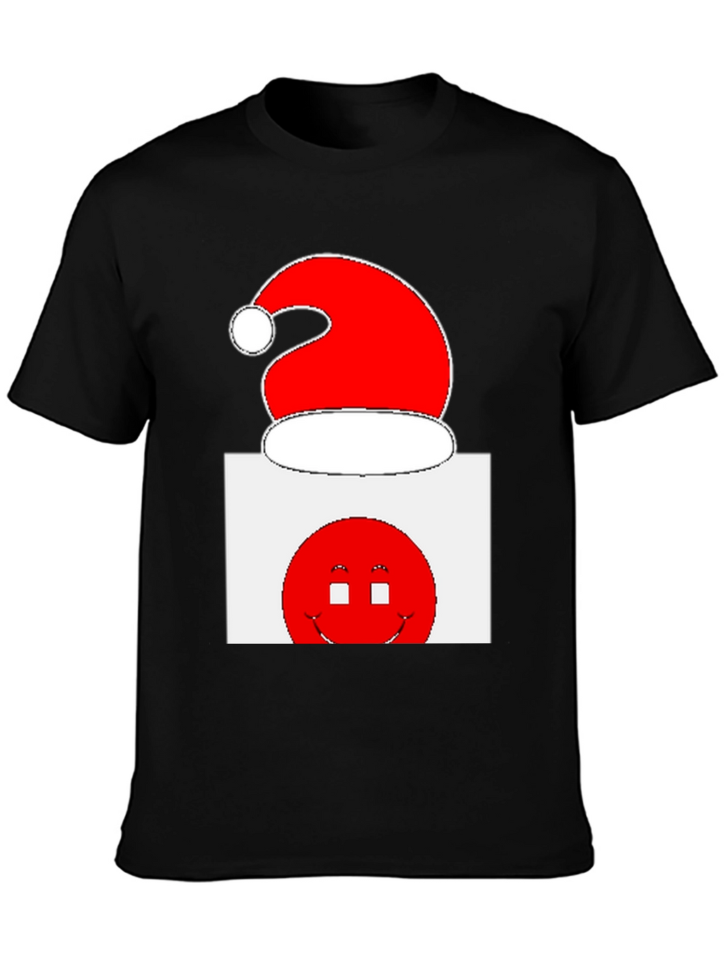 Festive Holiday Smiley Face T-Shirt