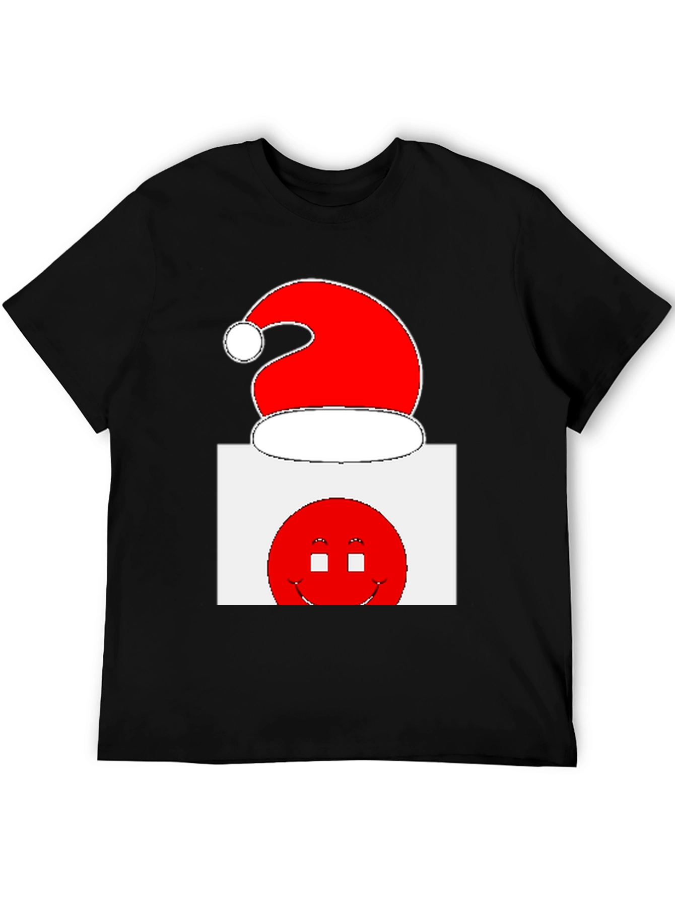 Festive Holiday Smiley Face T-Shirt