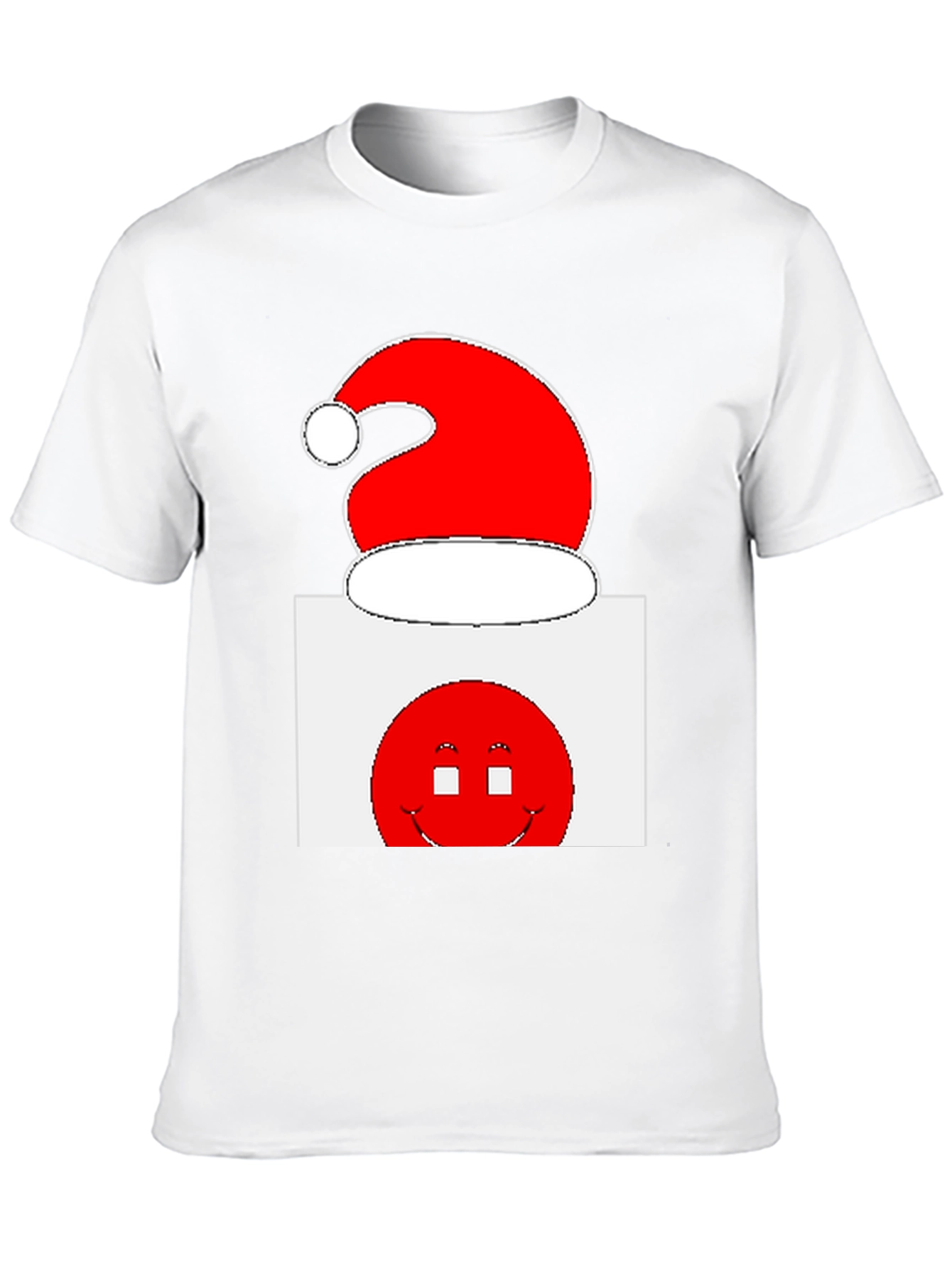 Festive Holiday Smiley Face T-Shirt