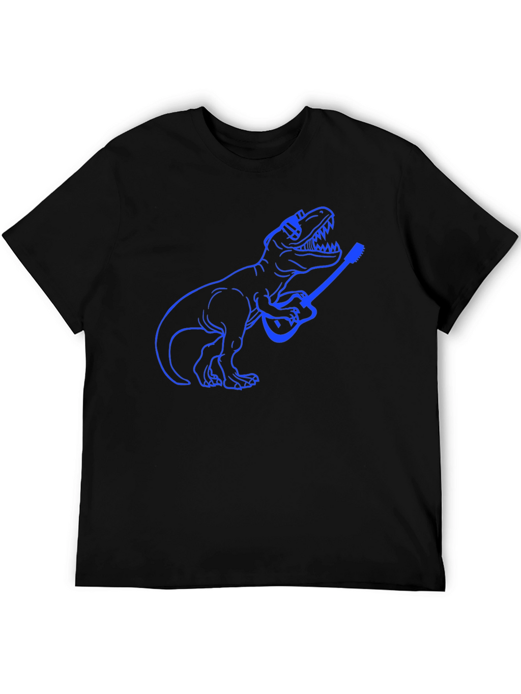 Dinosaur Guitar T-Shirt - Black