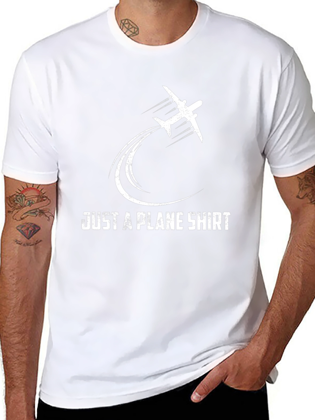 Just A Plane Shirt - Aviation Themed Tee