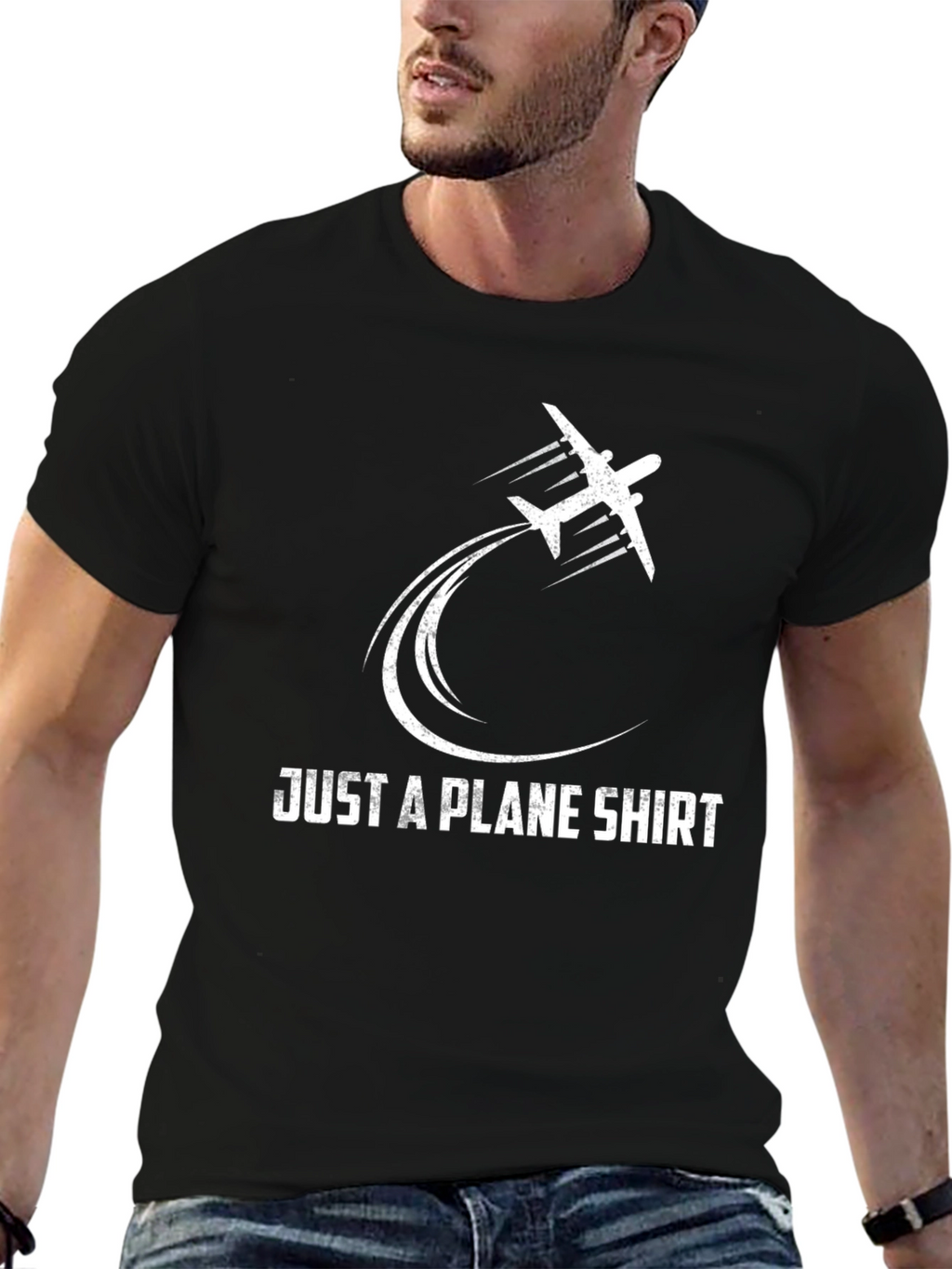 Just A Plane Shirt - Aviation Themed Tee