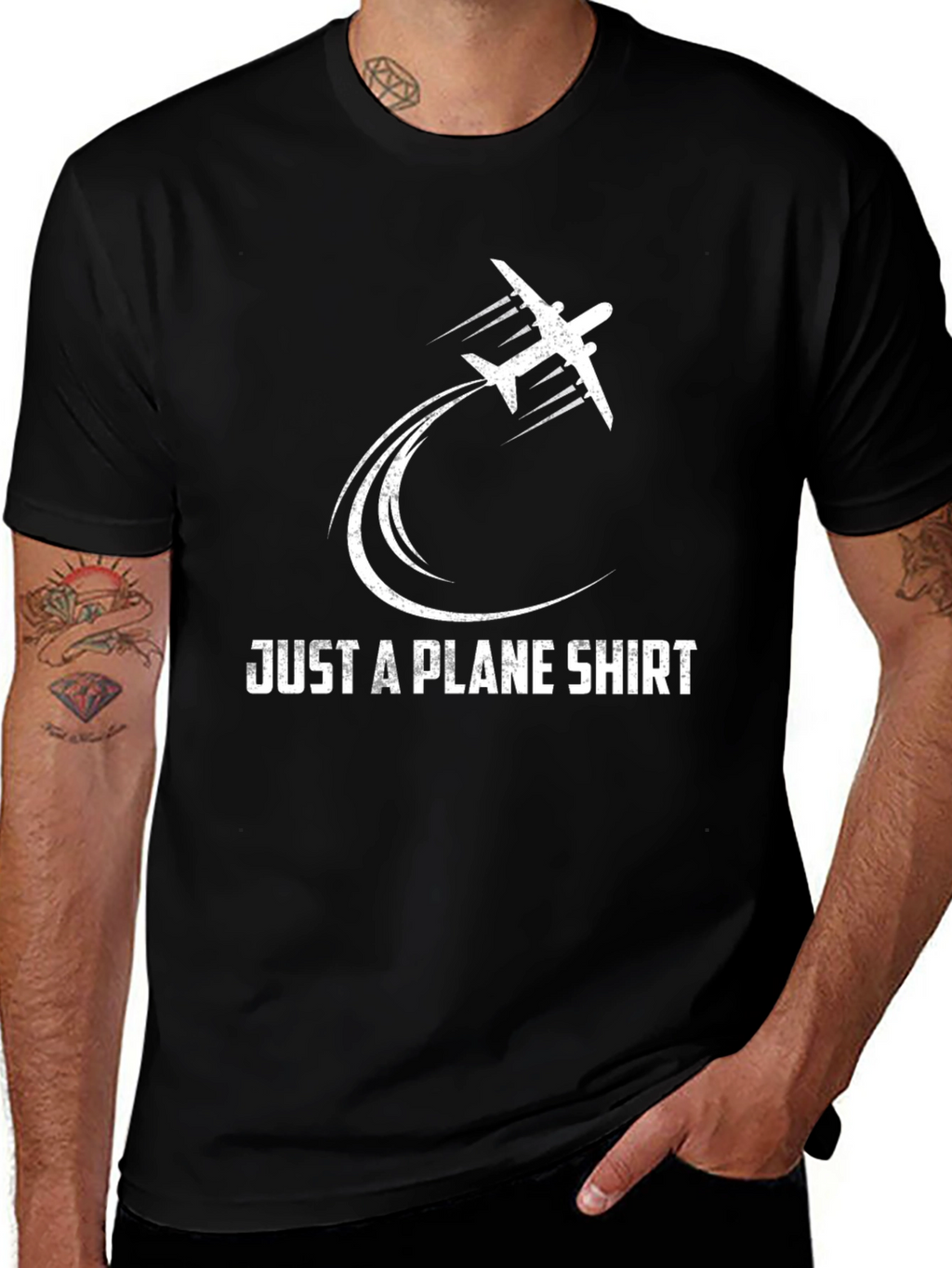Just A Plane Shirt - Aviation Themed Tee