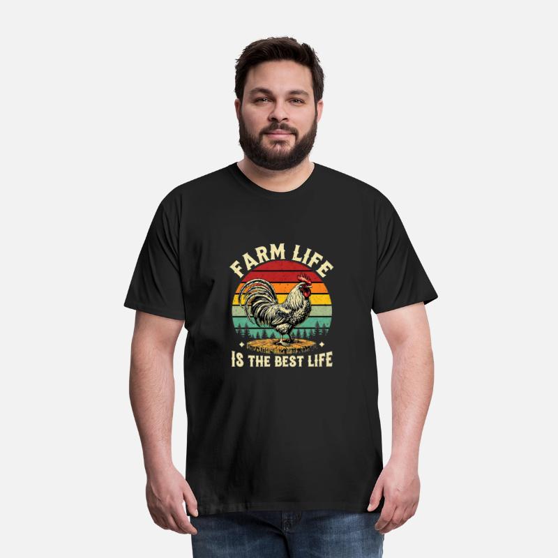 Farm Life Best Life Vintage Rooster