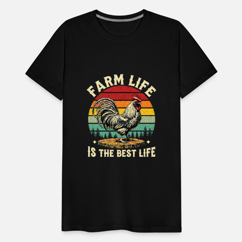 Farm Life Best Life Vintage Rooster