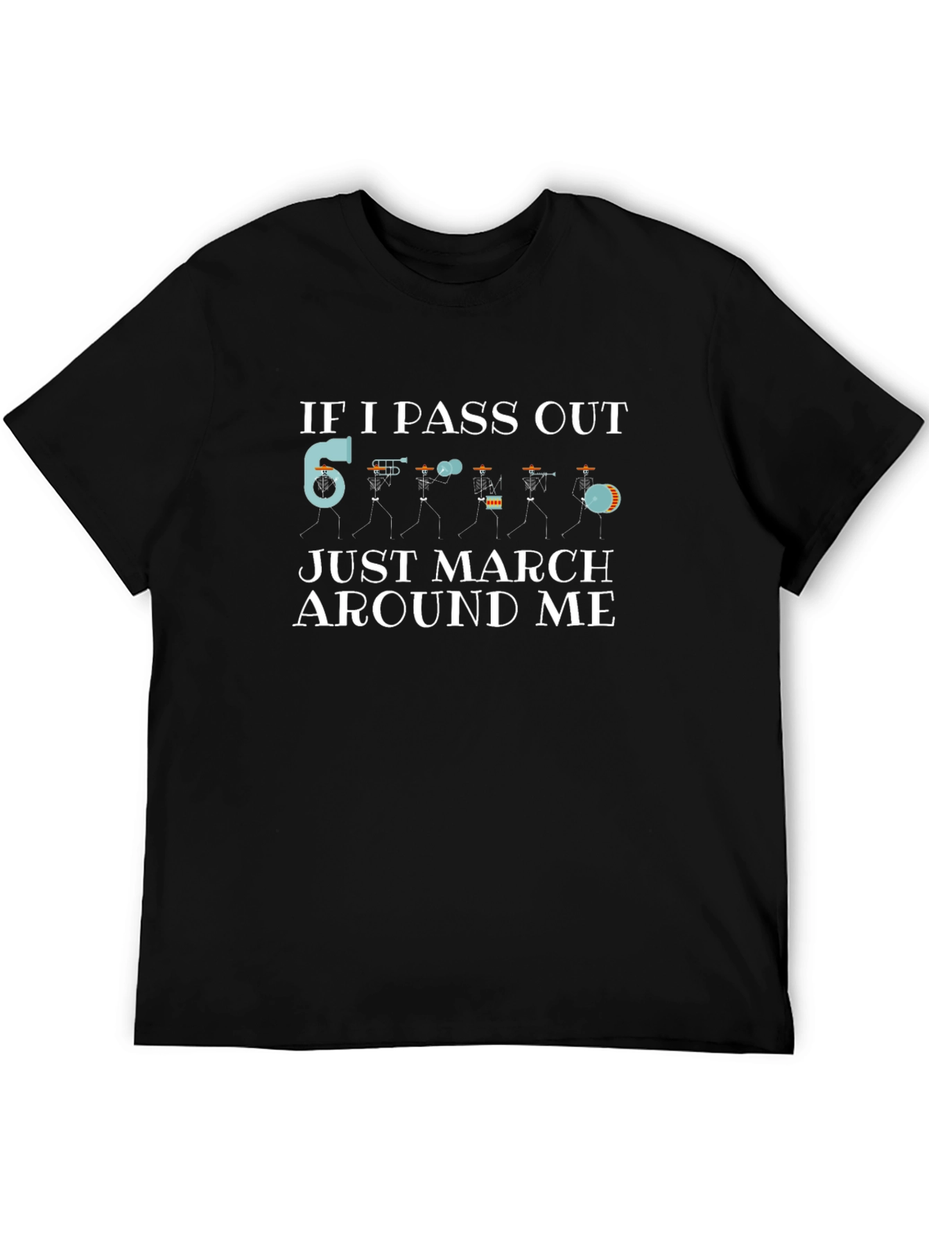 Marching Band Funny Graphic Tee