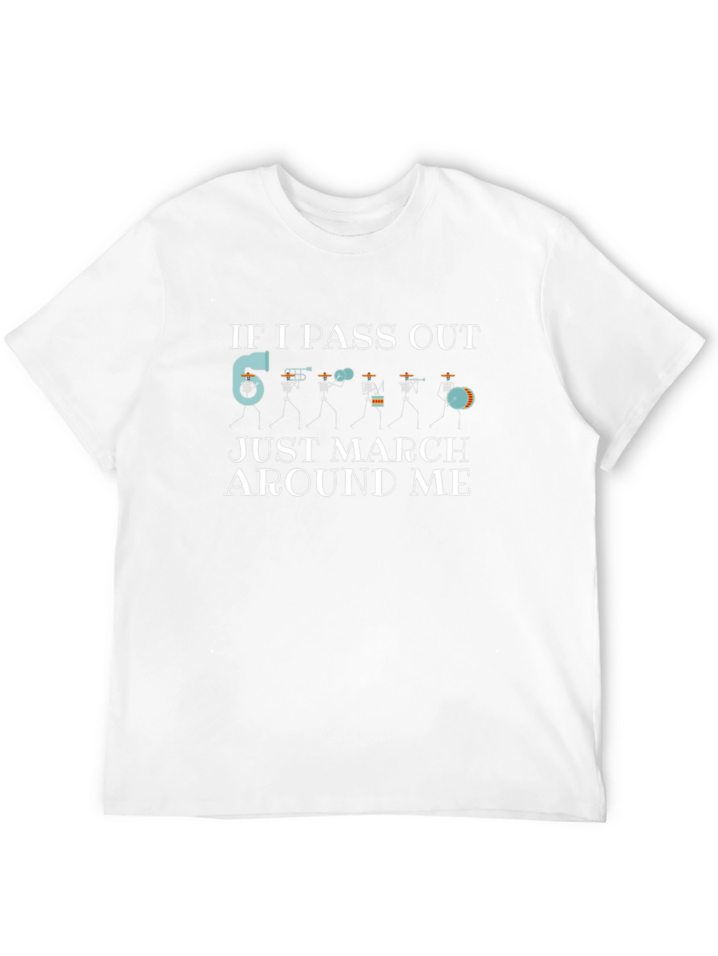 Marching Band Funny Graphic Tee