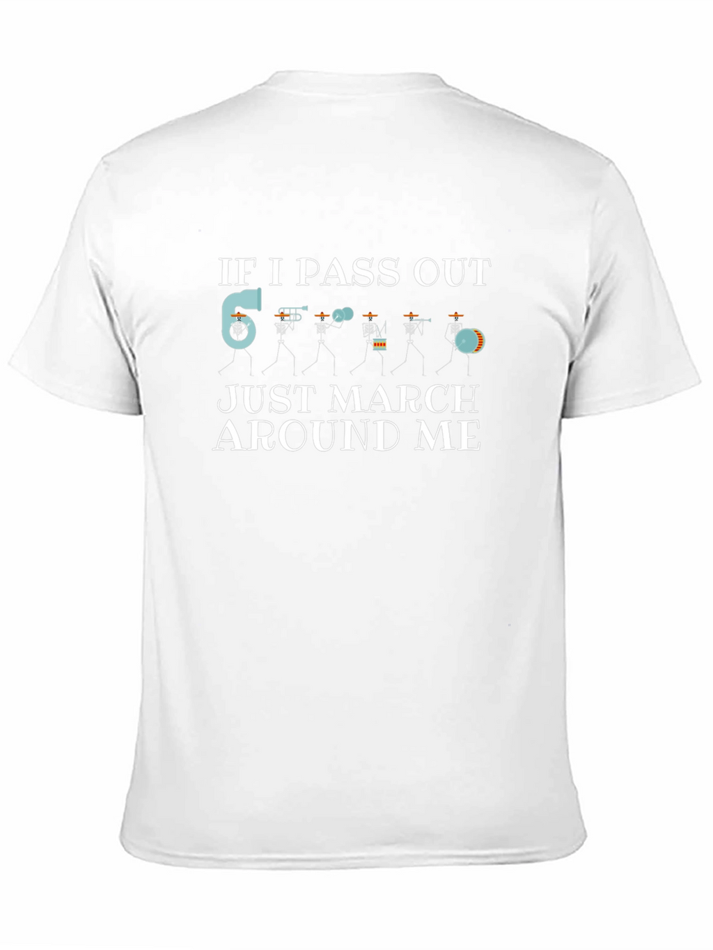 Marching Band Funny Graphic Tee