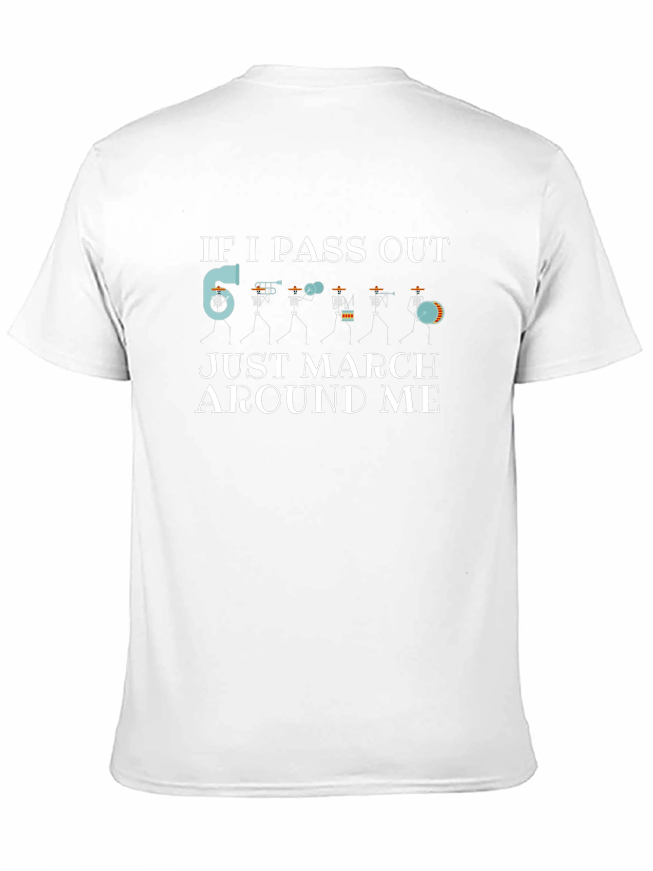 Marching Band Funny Graphic Tee