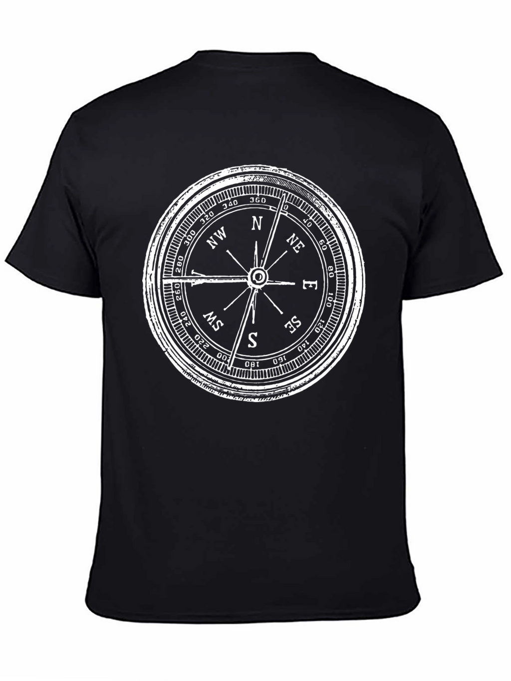 Black Compass Graphic Tee - Adventure Ready