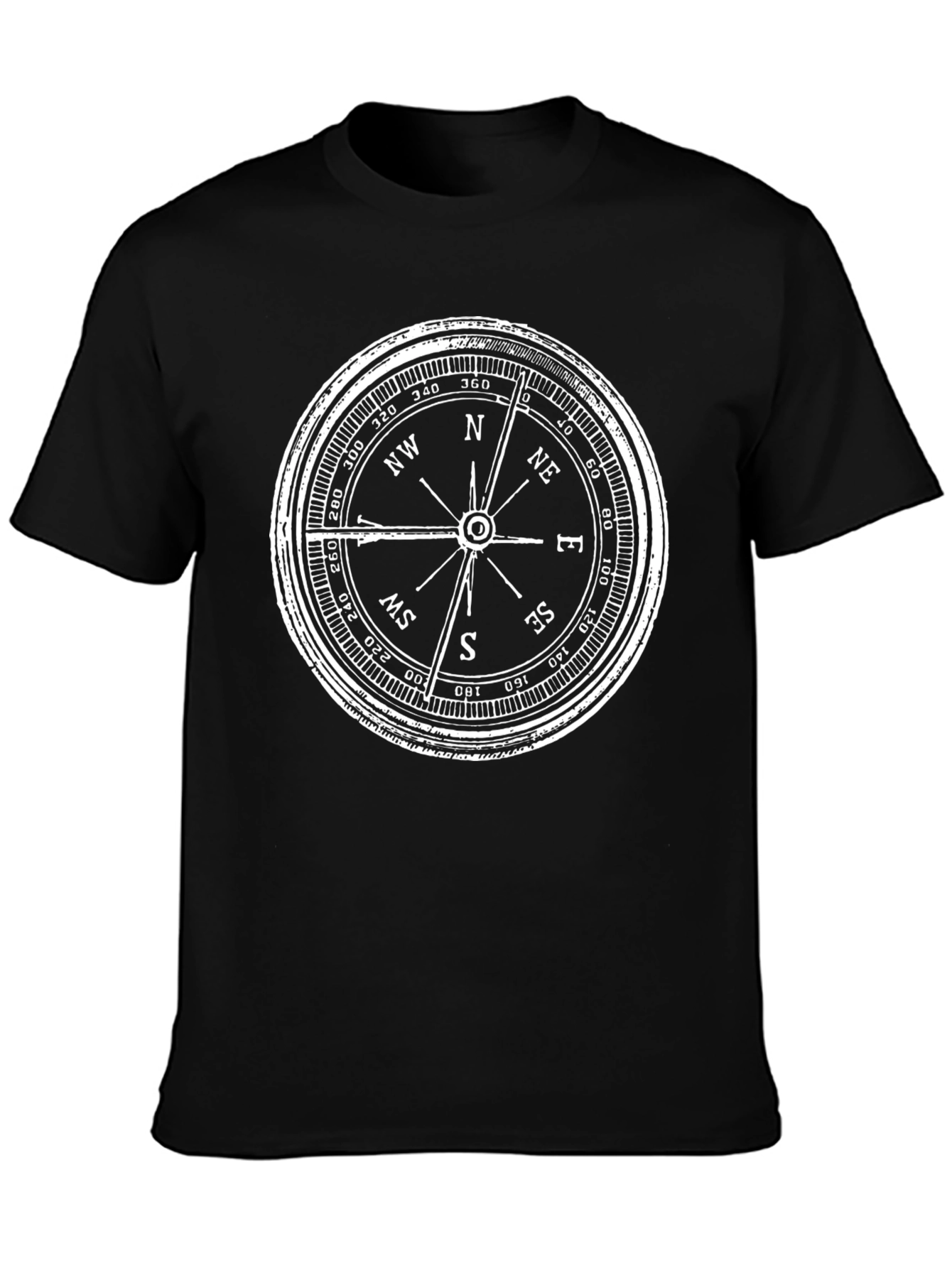 Black Compass Graphic Tee - Adventure Ready