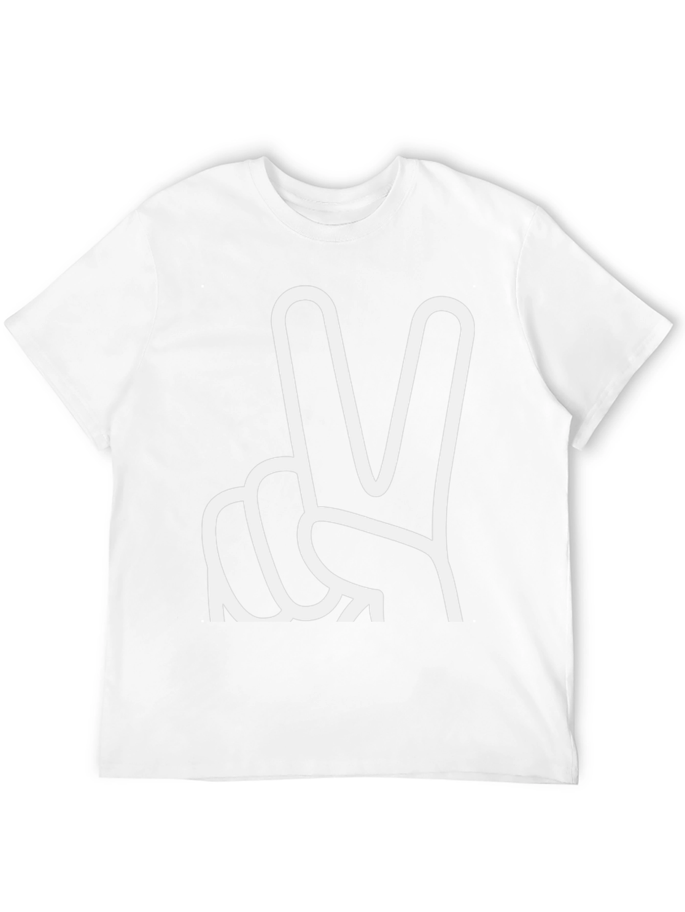Peace Sign Graphic Tee - Classic Comfort