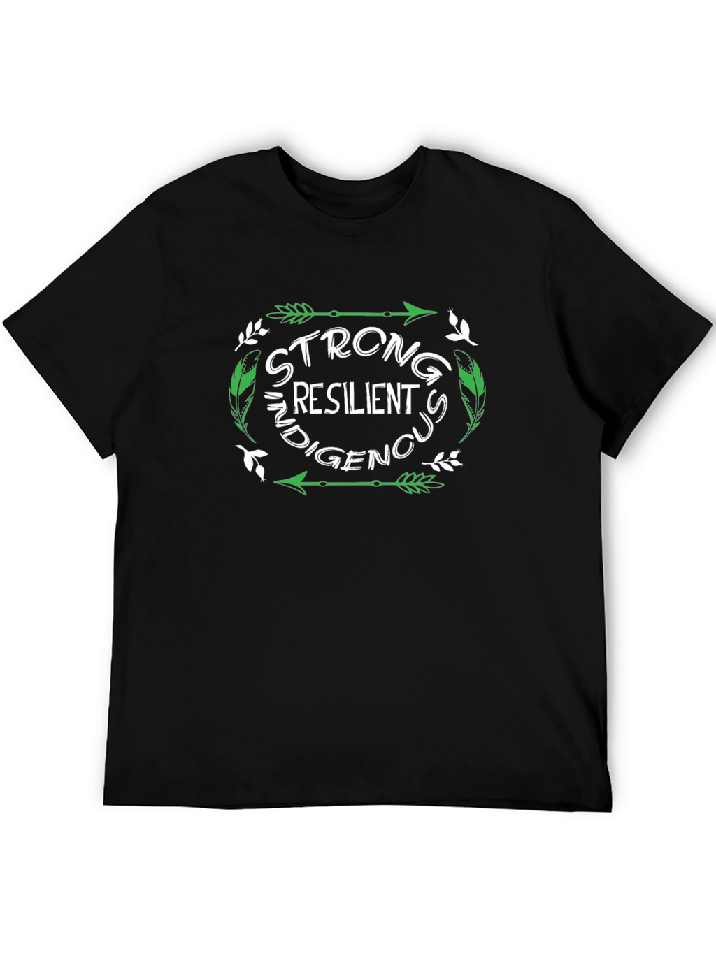 Strong Resilient Indigenous Black Graphic Tee