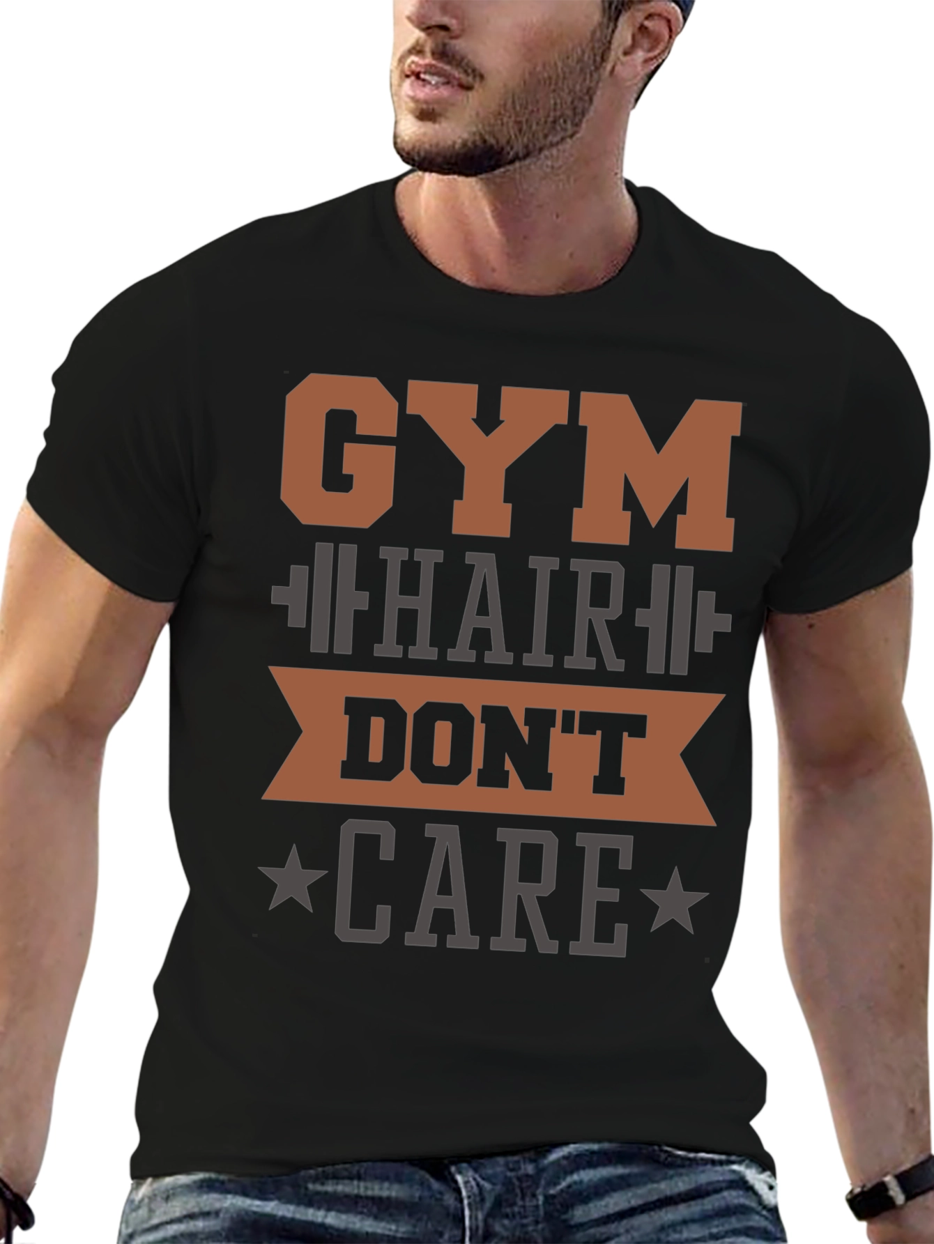 Gym Hair Dont Care T-Shirt - Workout Apparel