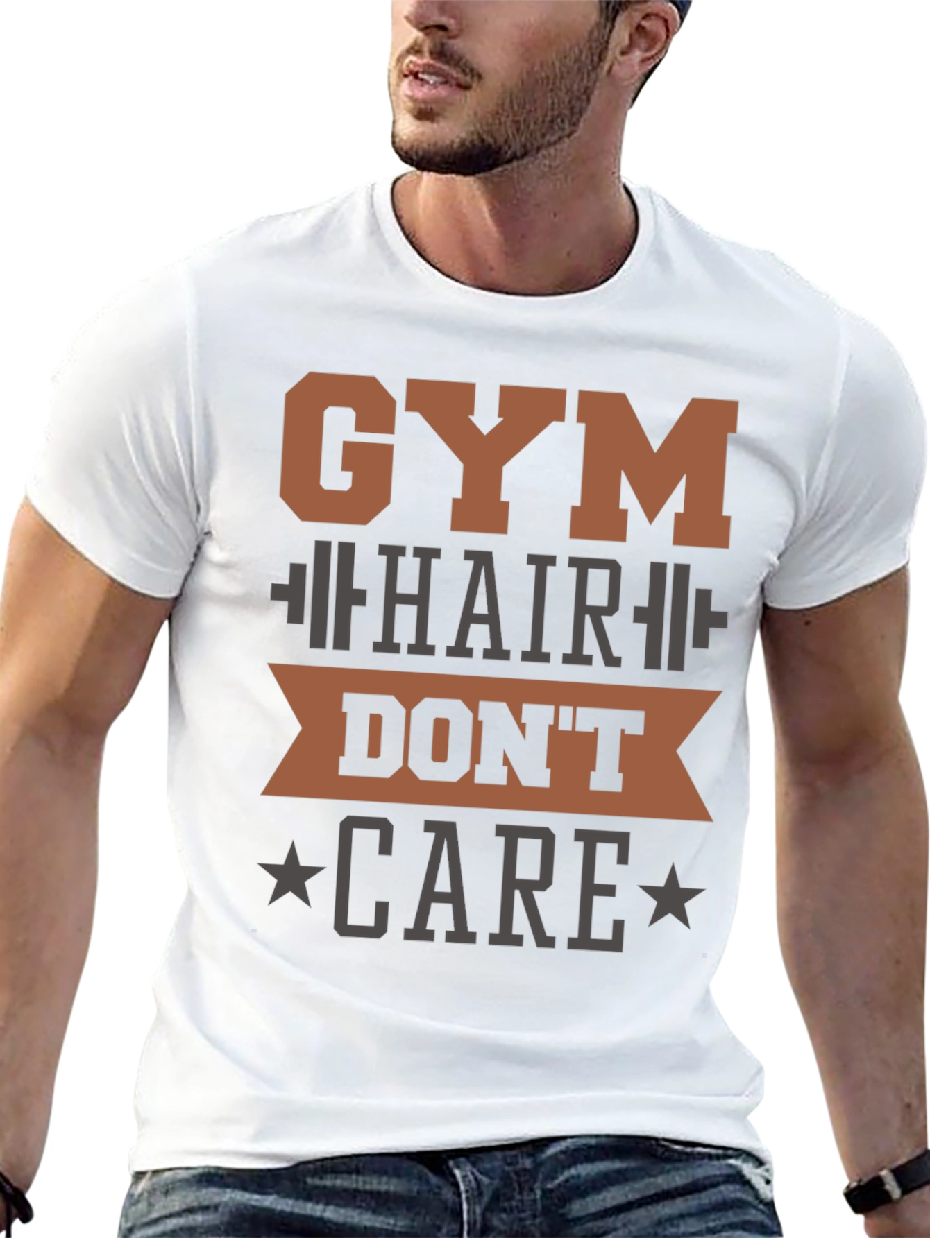 Gym Hair Dont Care T-Shirt - Workout Apparel