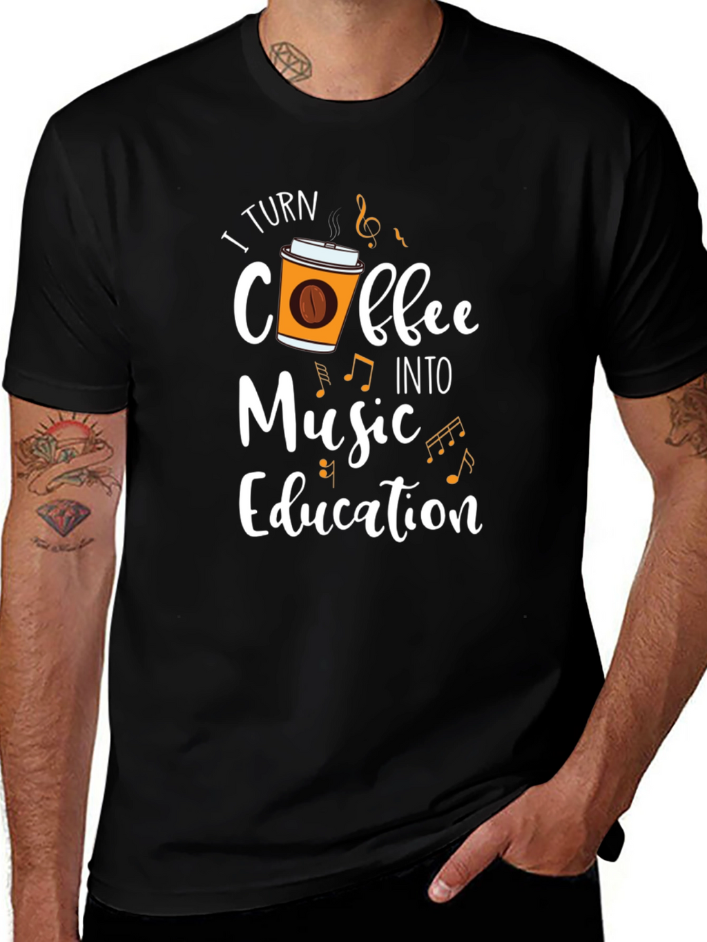 Coffee Music Education T-Shirt