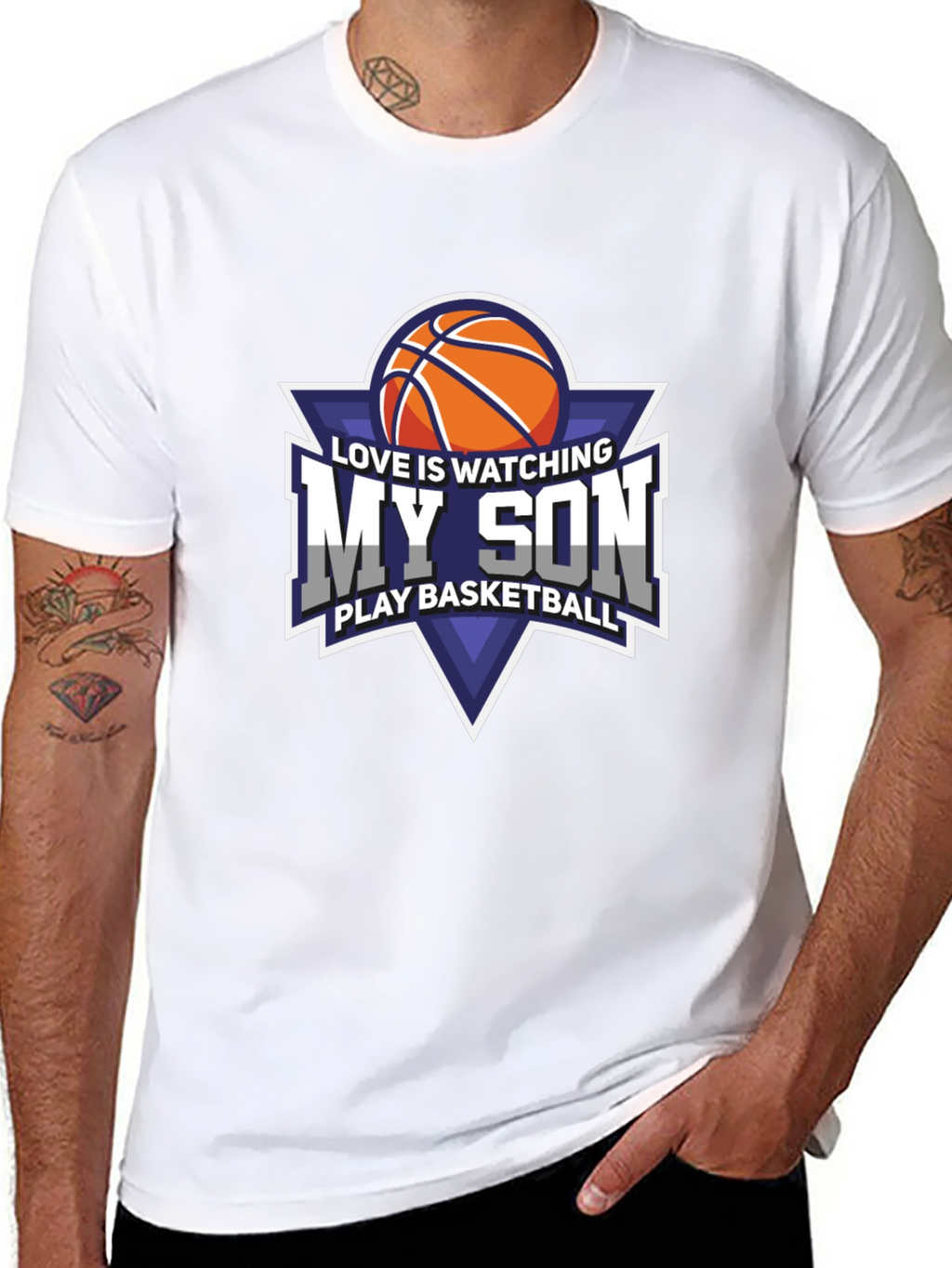 Love Watching My Son Play Basketball T-Shirt