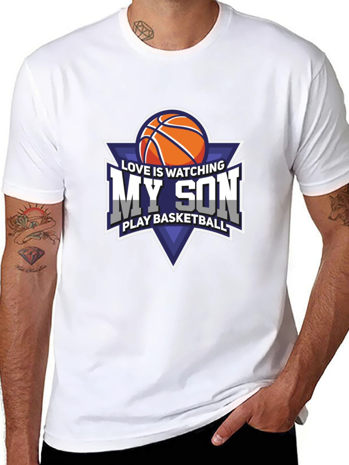Love Watching My Son Play Basketball T-Shirt