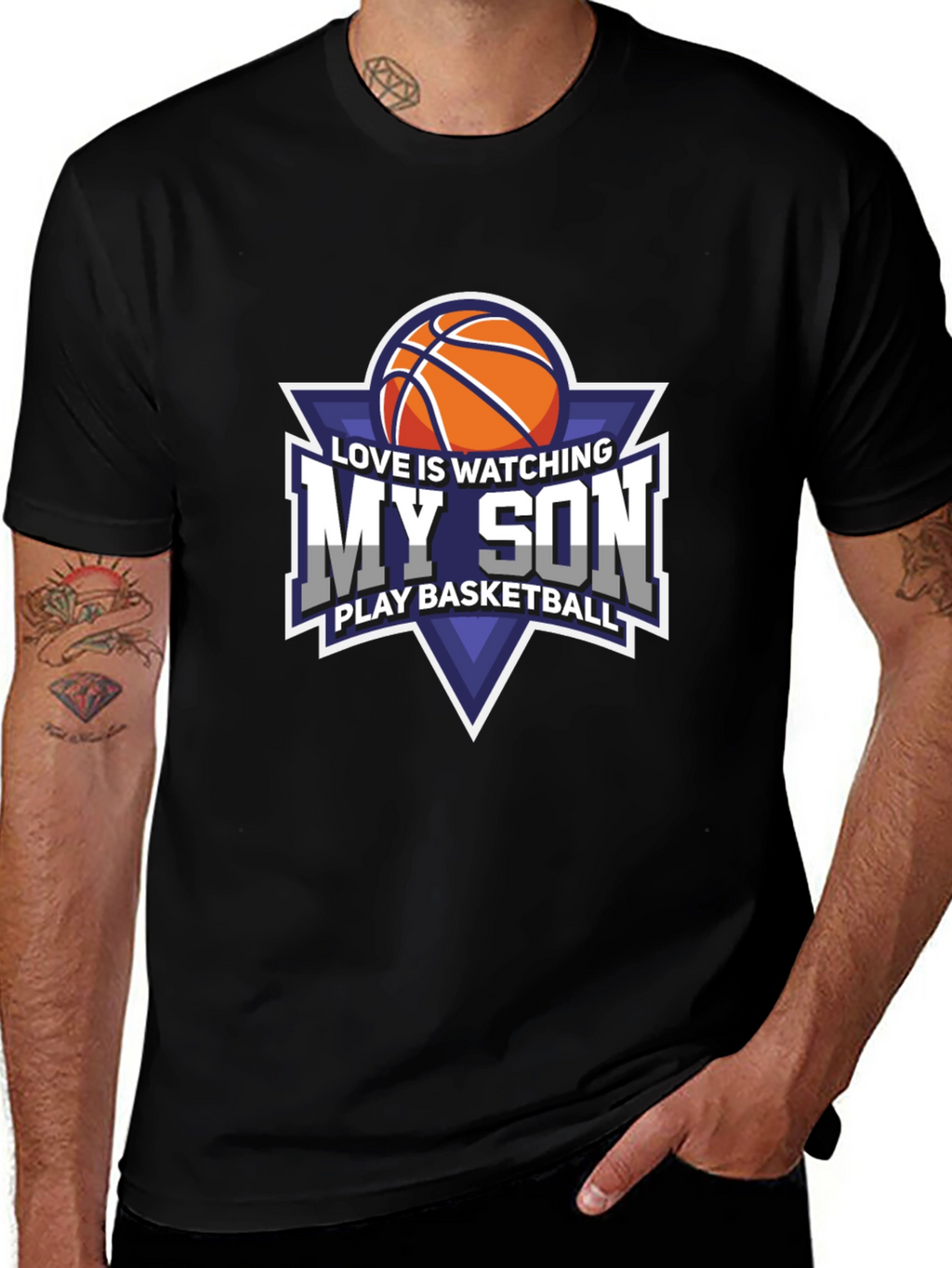 Love Watching My Son Play Basketball T-Shirt