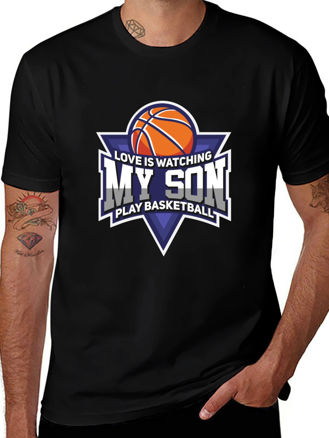 Love Watching My Son Play Basketball T-Shirt