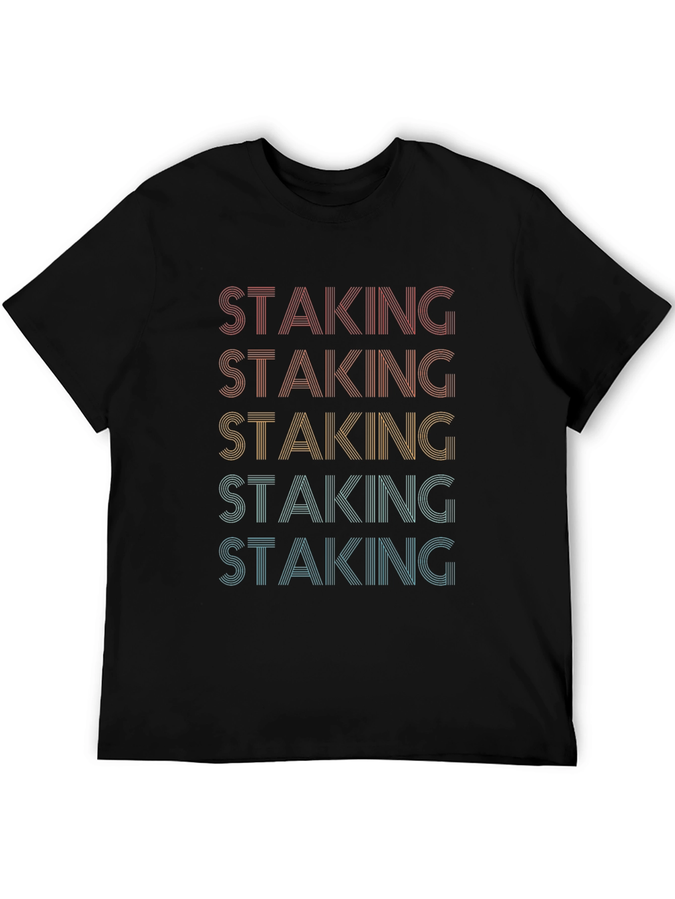 Staking Retro Style Graphic Tee