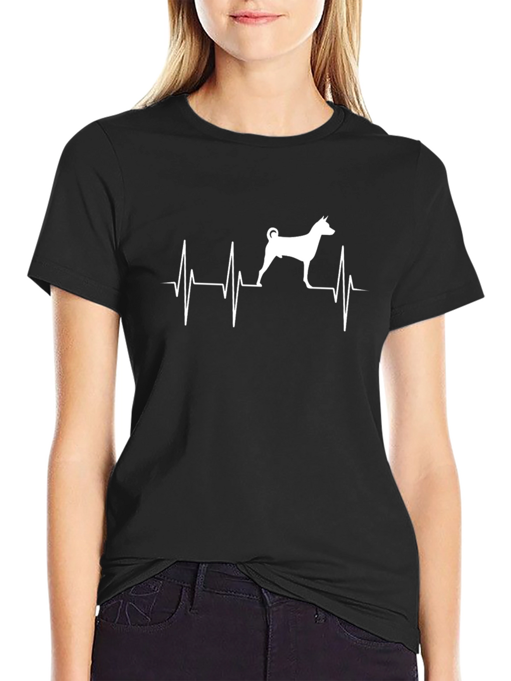 Dog Heartbeat Graphic Tee - Mens Casual T-Shirt