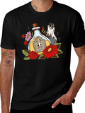 Poison Bottle Floral Graphic T-Shirt