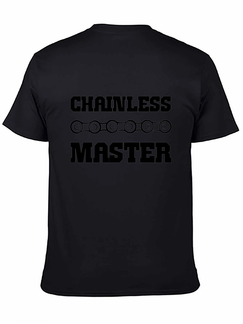 Chainless Master T-Shirt - Black Cotton Tee