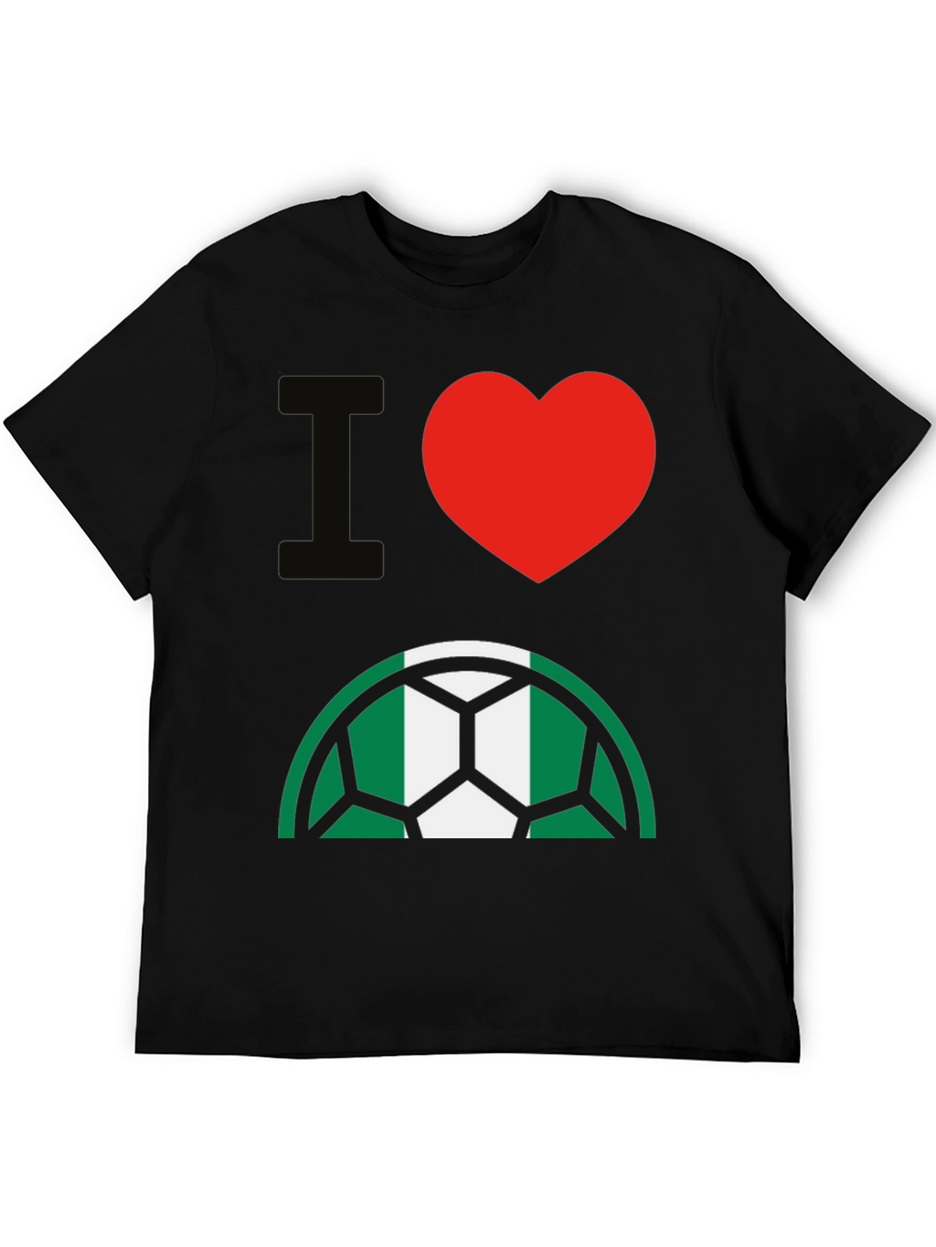 I Love Nigeria Soccer T-Shirt