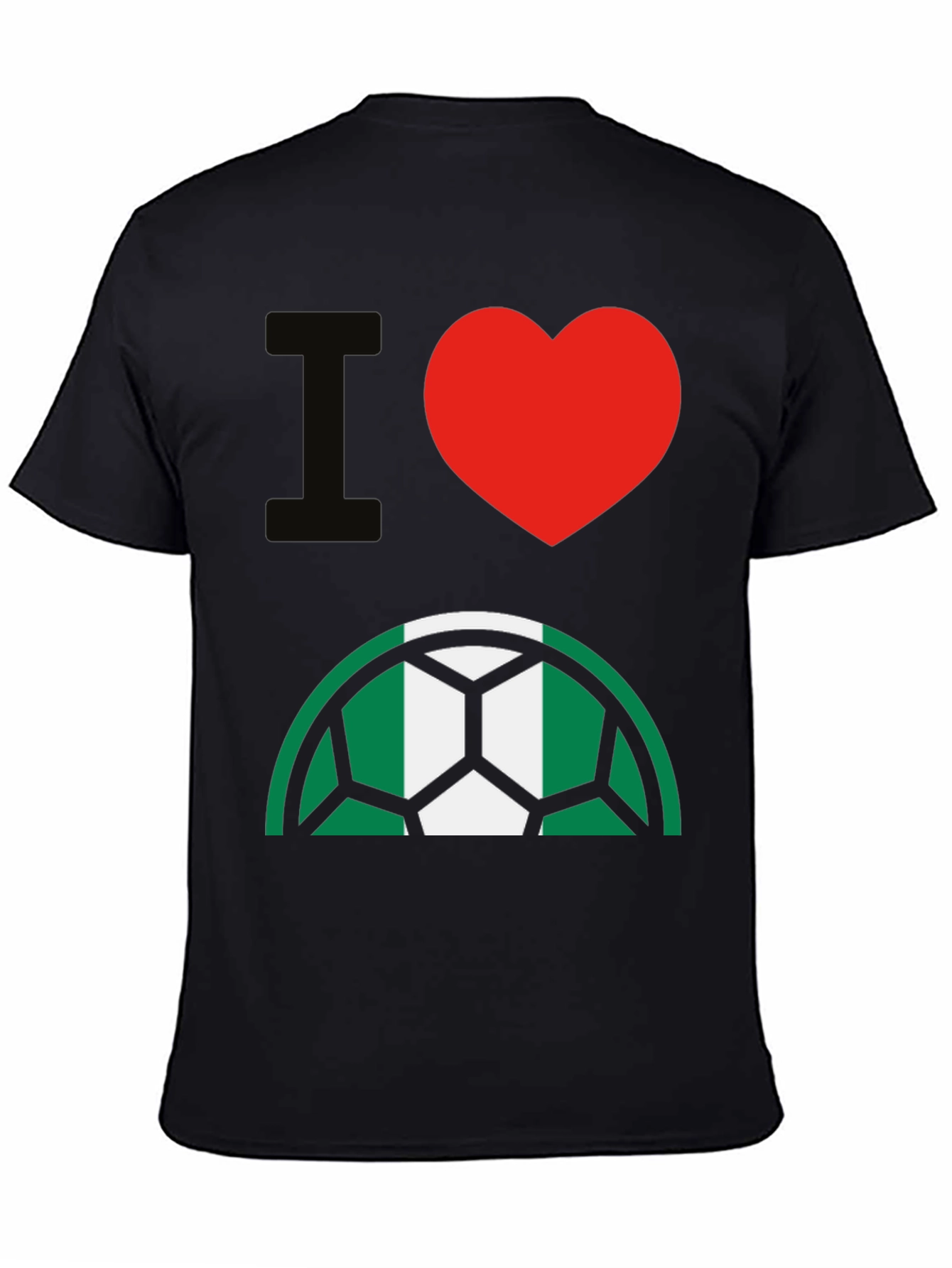 I Love Nigeria Soccer T-Shirt