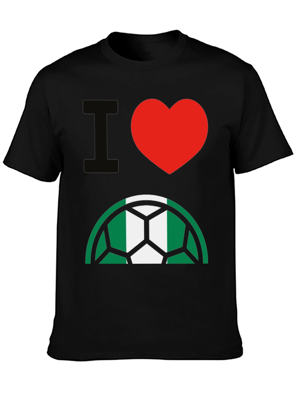 I Love Nigeria Soccer T-Shirt